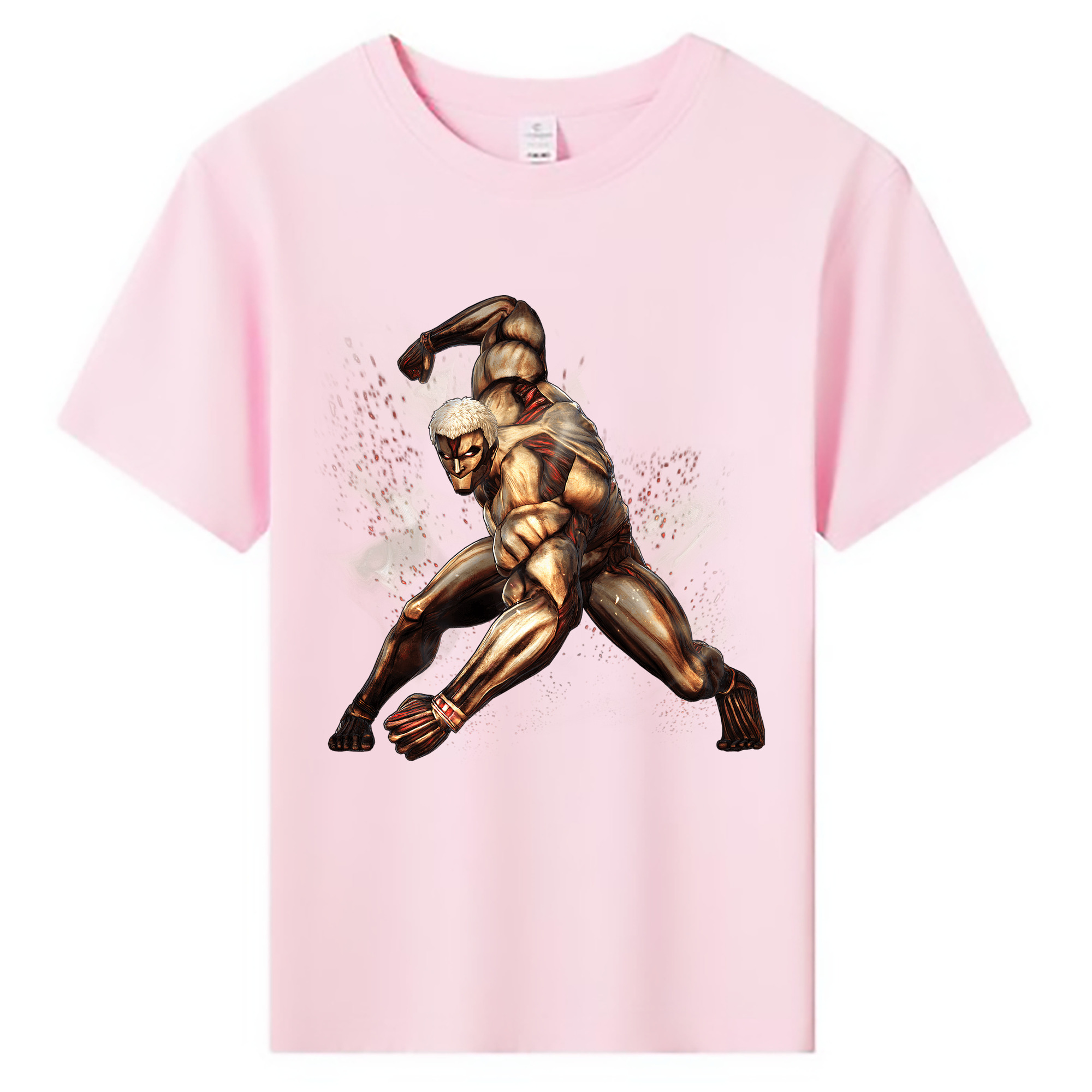 （画像用） 進撃の巨人 Attack on Titan 綿100％キッズTシャツ（フロントプリント）