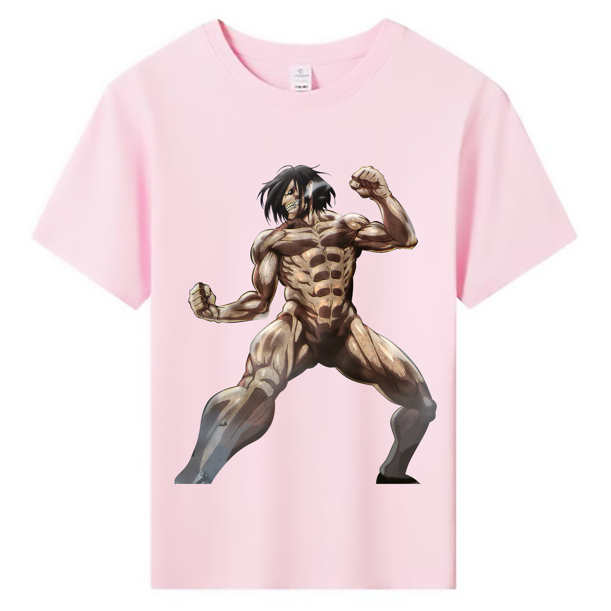（画像用） 進撃の巨人 Attack on Titan 綿100％キッズTシャツ（フロントプリント）