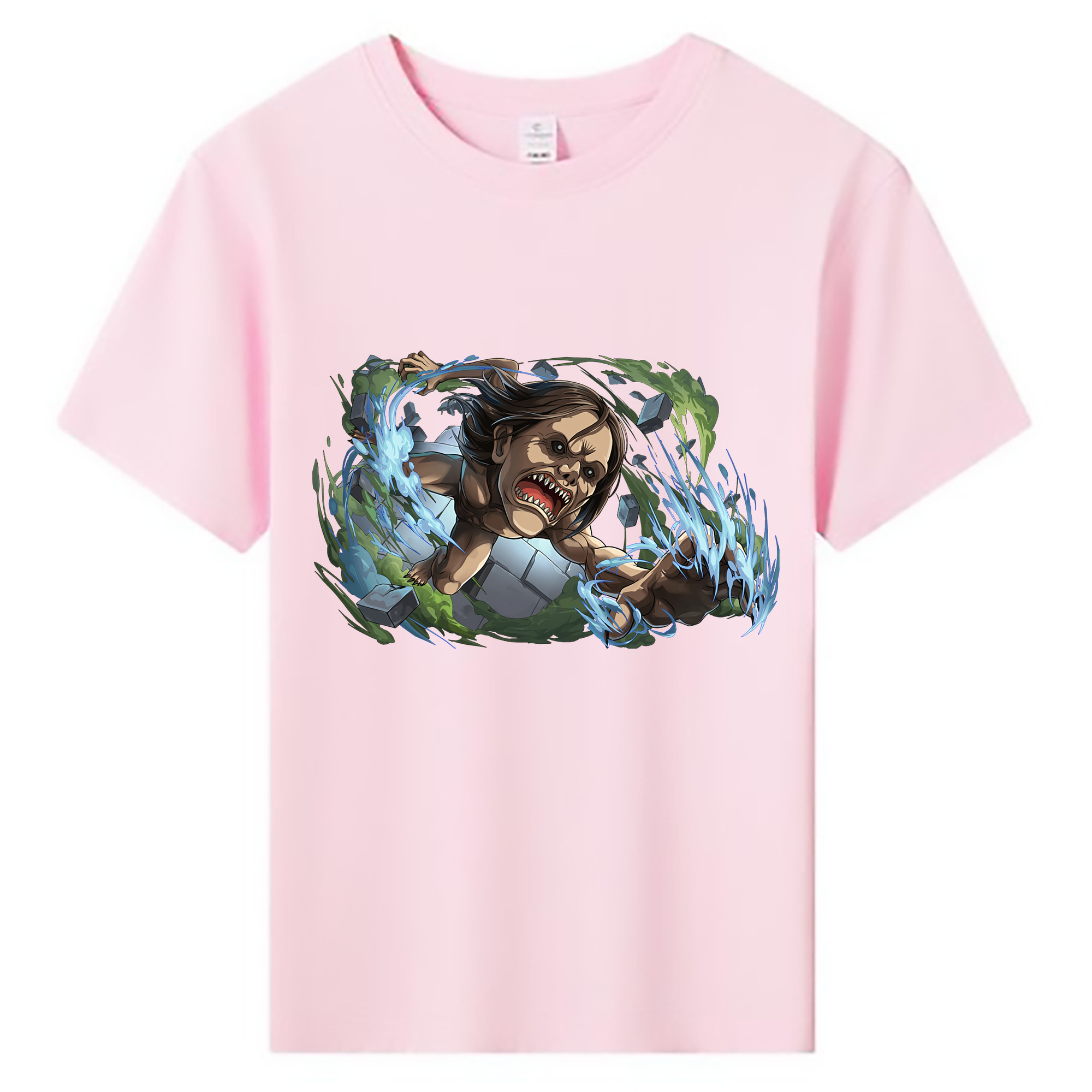 （画像用） 進撃の巨人 Attack on Titan 綿100％キッズTシャツ（フロントプリント）