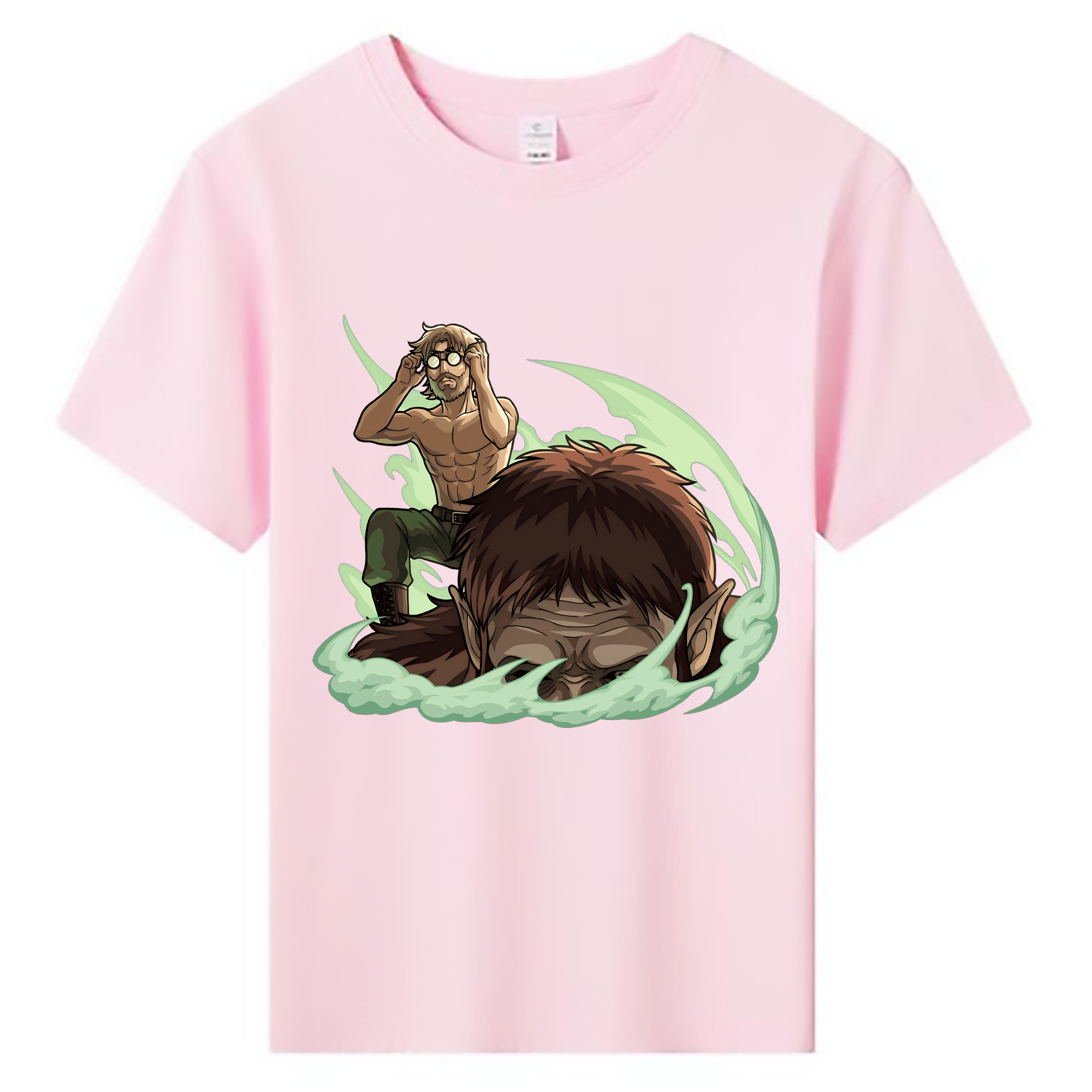（画像用） 進撃の巨人 Attack on Titan 綿100％キッズTシャツ（フロントプリント）