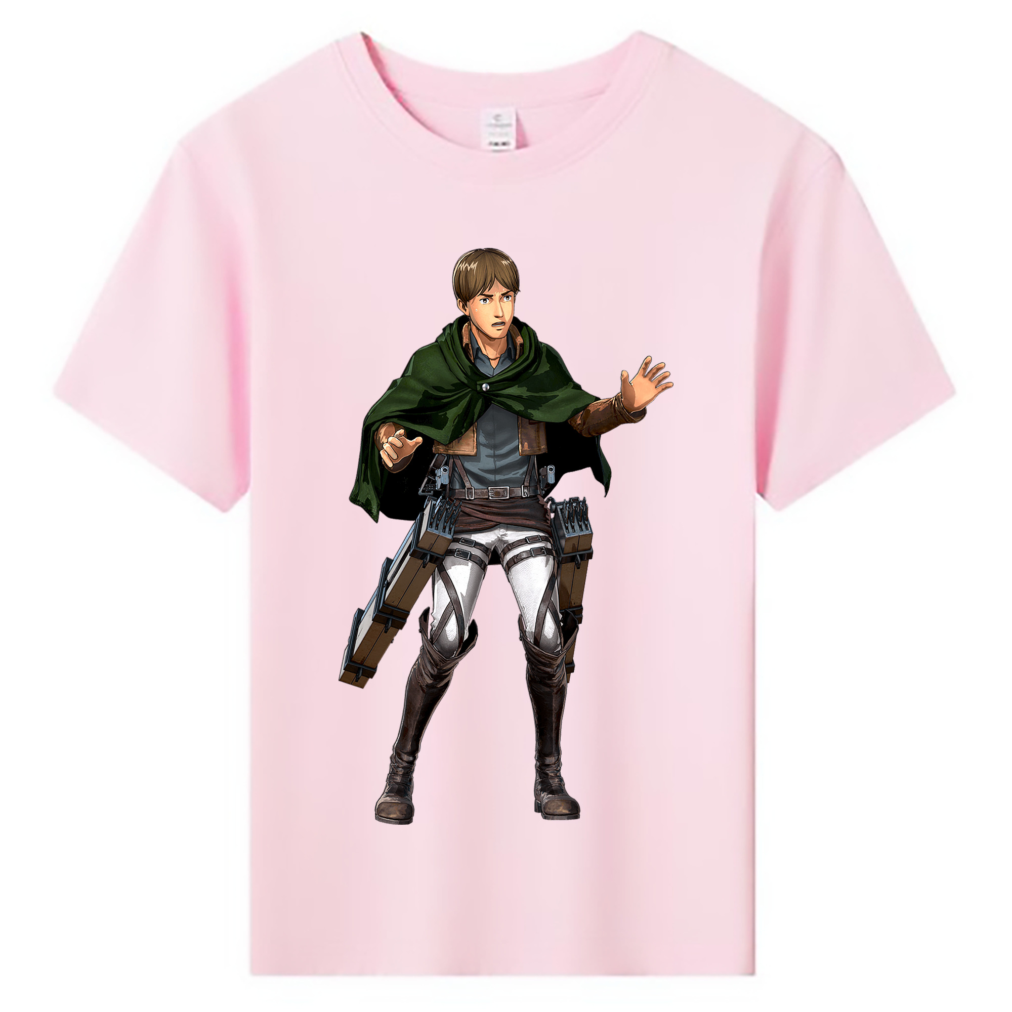 （画像用） 進撃の巨人 Attack on Titan 綿100％キッズTシャツ（フロントプリント）