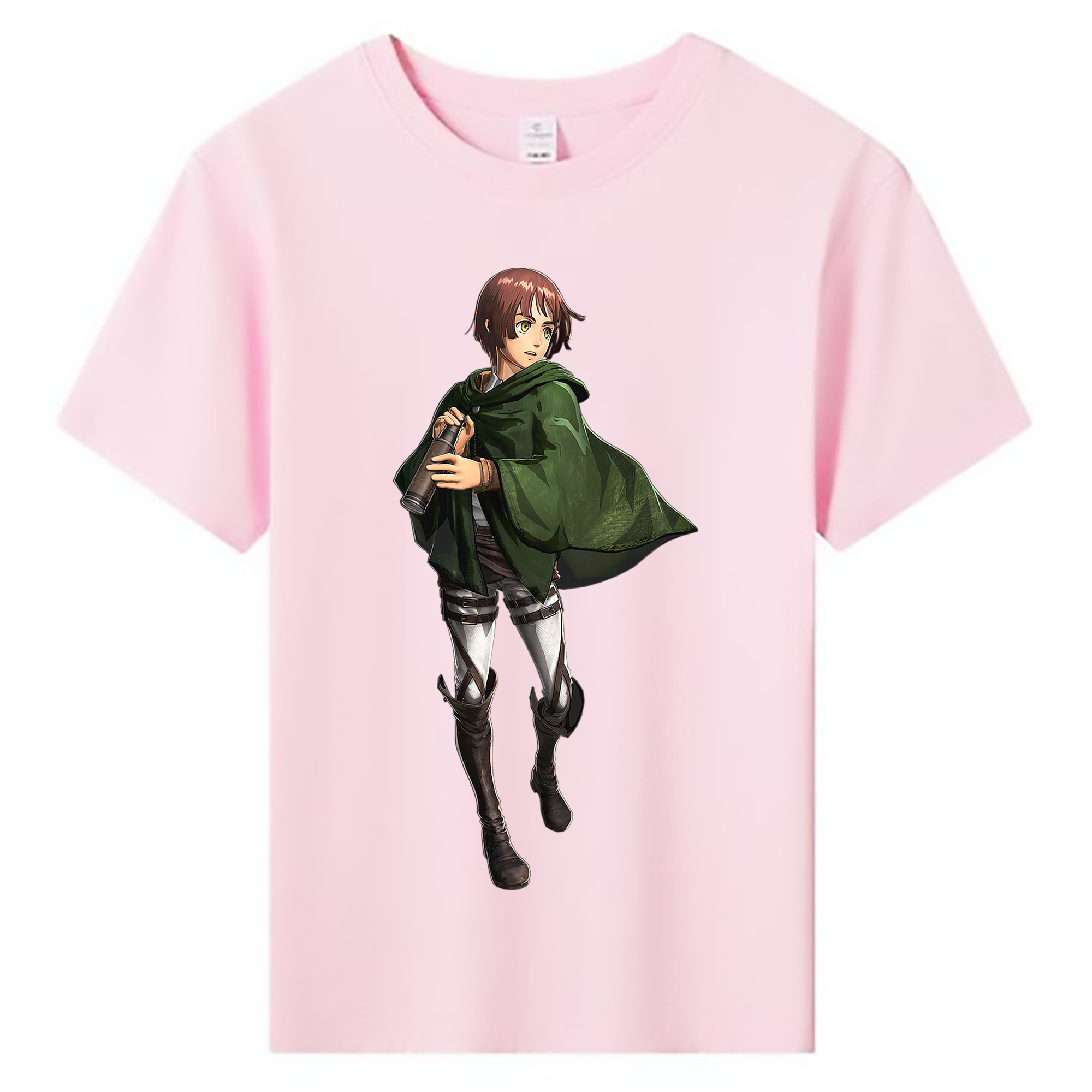 （画像用） 進撃の巨人 Attack on Titan 綿100％キッズTシャツ（フロントプリント）