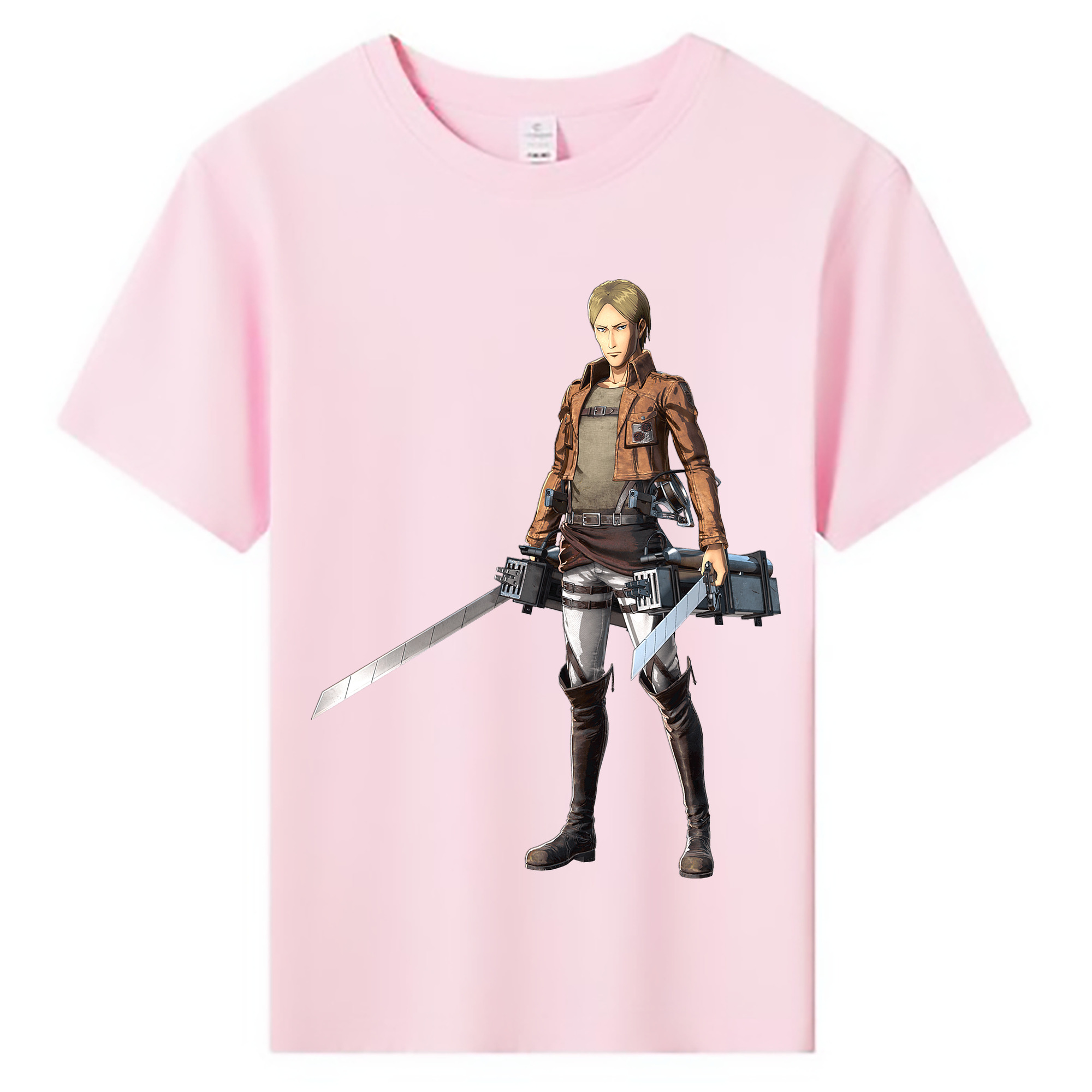（画像用） 進撃の巨人 Attack on Titan 綿100％キッズTシャツ（フロントプリント）