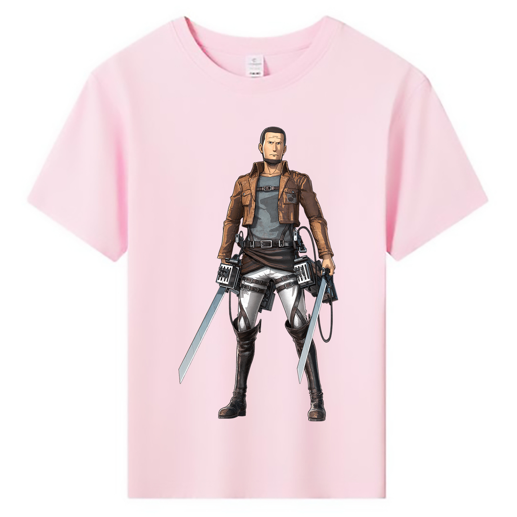 （画像用） 進撃の巨人 Attack on Titan 綿100％キッズTシャツ（フロントプリント）