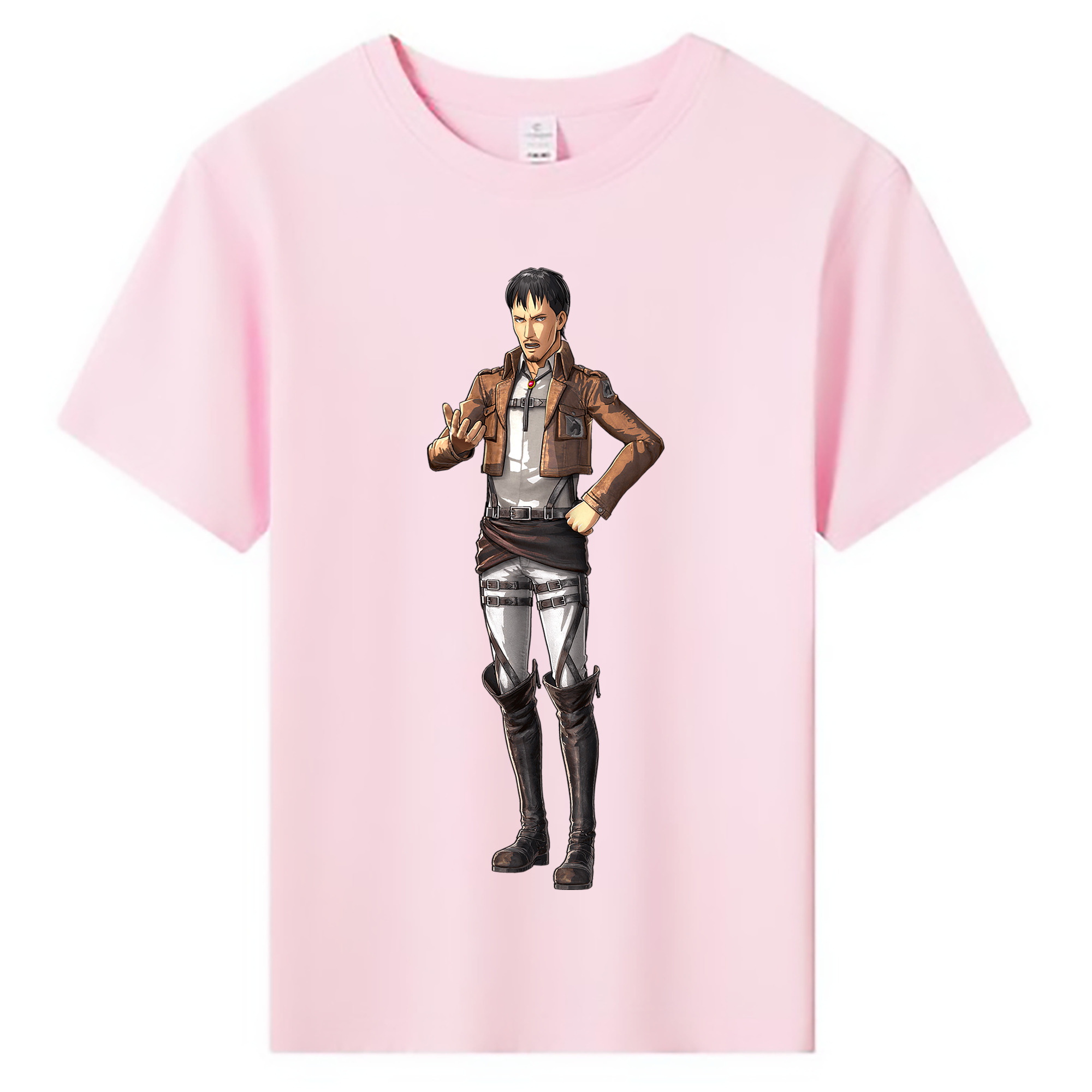 （画像用） 進撃の巨人 Attack on Titan 綿100％キッズTシャツ（フロントプリント）