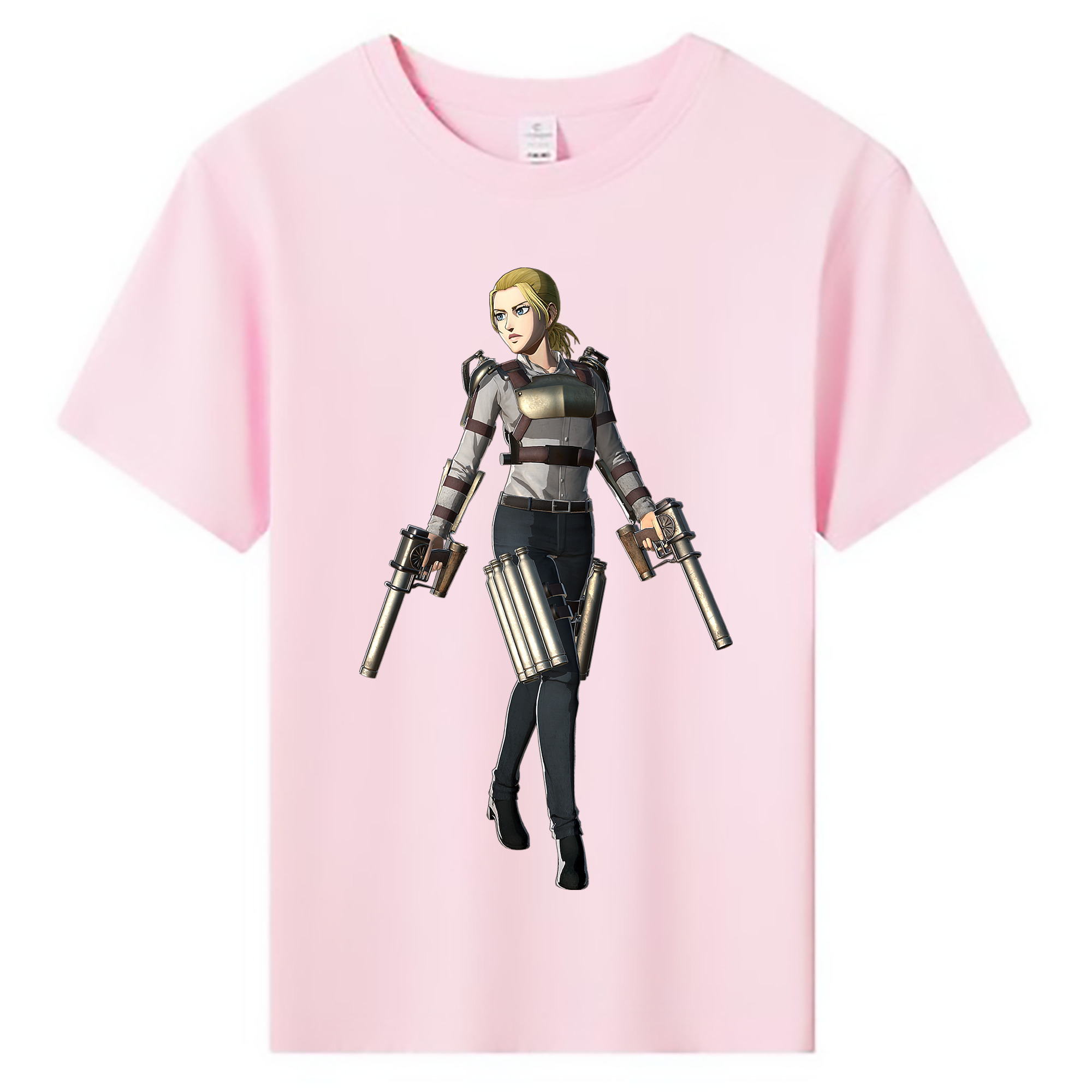 （画像用） 進撃の巨人 Attack on Titan 綿100％キッズTシャツ（フロントプリント）
