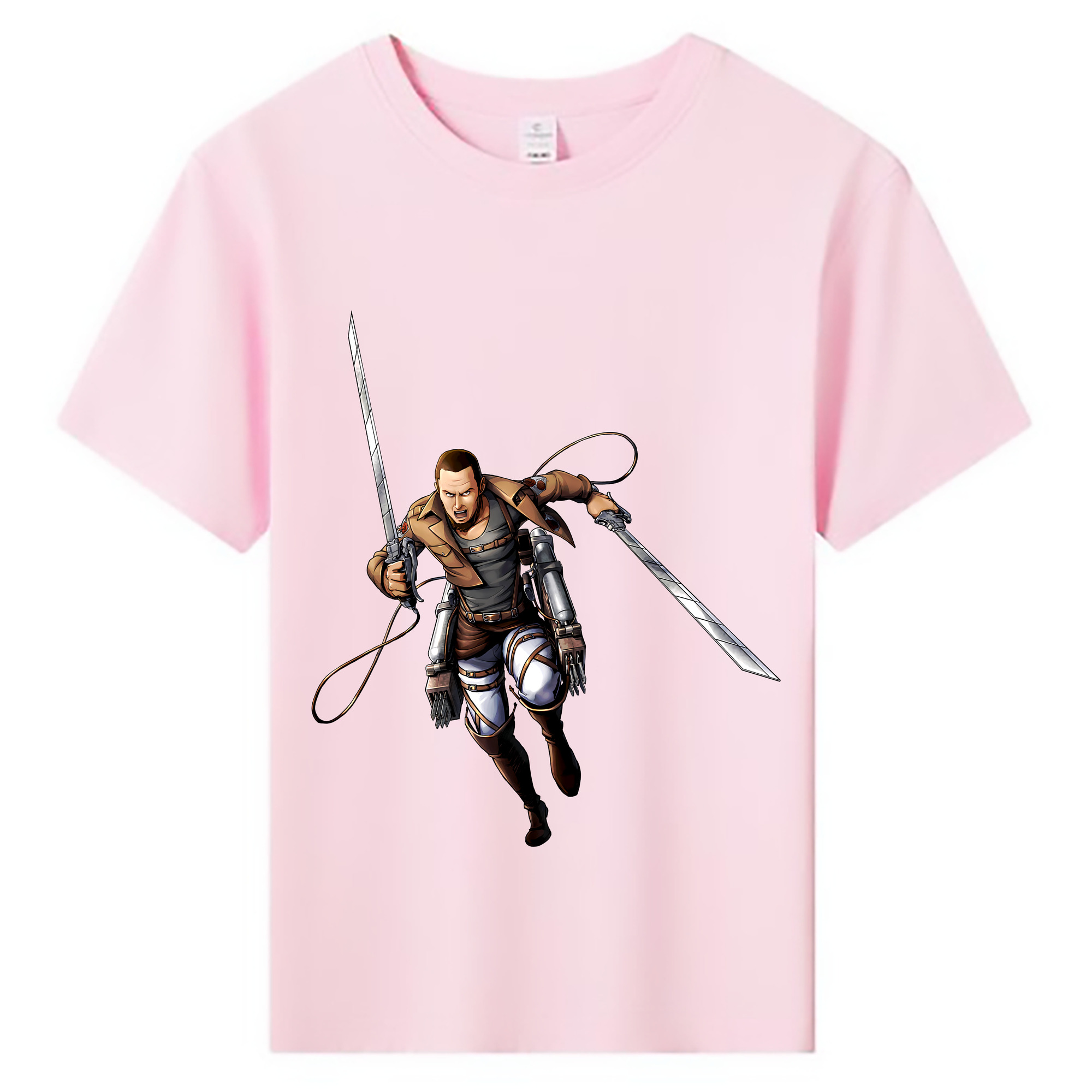 （画像用） 進撃の巨人 Attack on Titan 綿100％キッズTシャツ（フロントプリント）