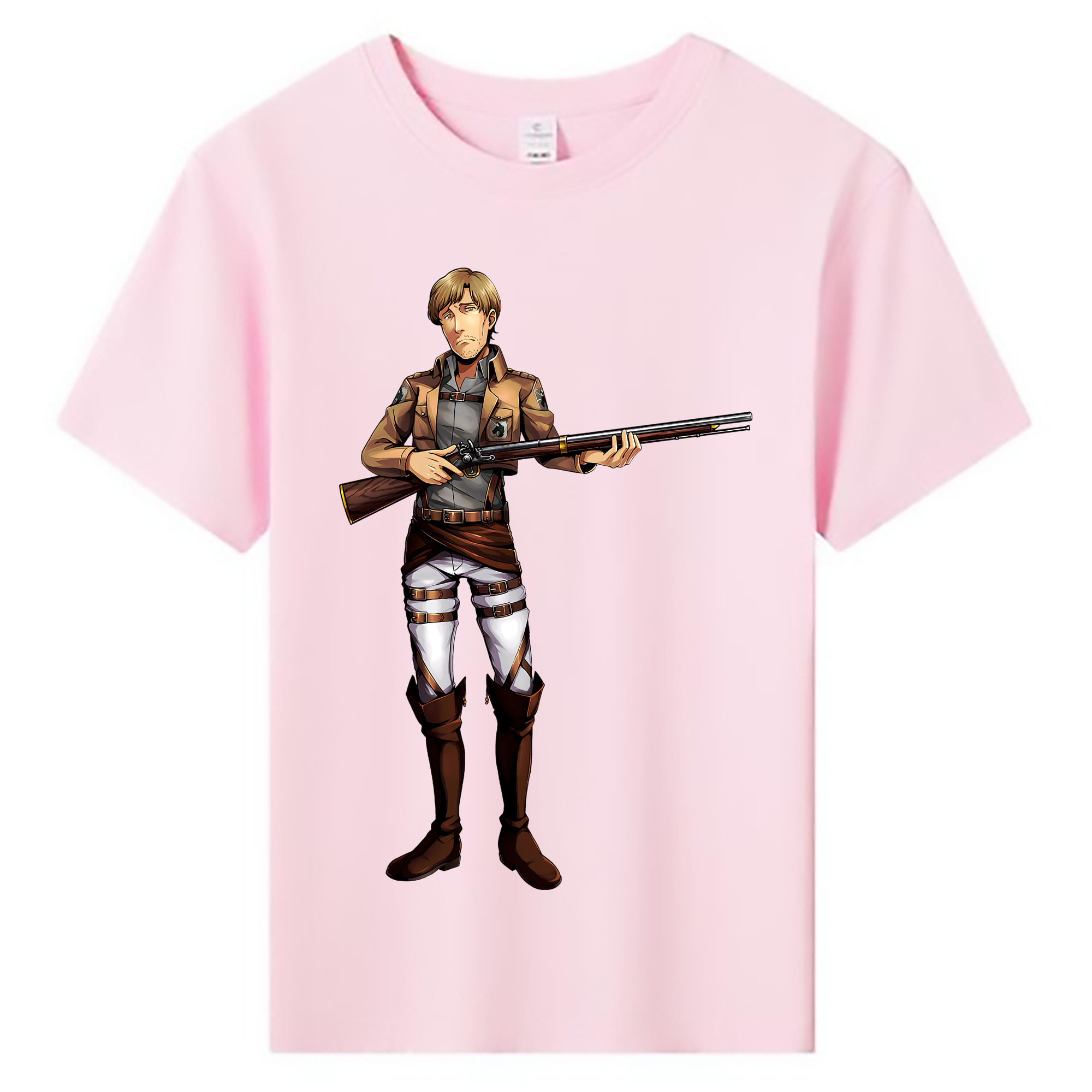（画像用） 進撃の巨人 Attack on Titan 綿100％キッズTシャツ（フロントプリント）