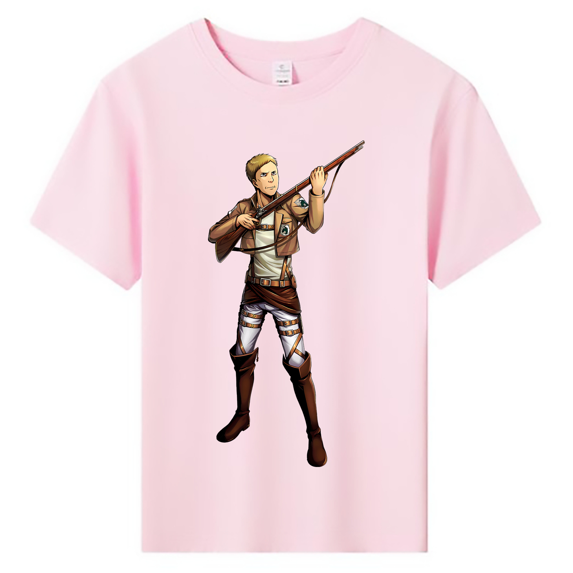 （画像用） 進撃の巨人 Attack on Titan 綿100％キッズTシャツ（フロントプリント）