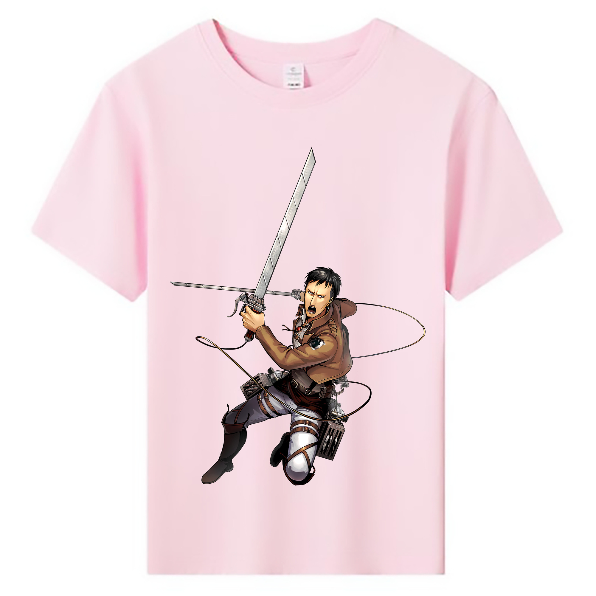 （画像用） 進撃の巨人 Attack on Titan 綿100％キッズTシャツ（フロントプリント）