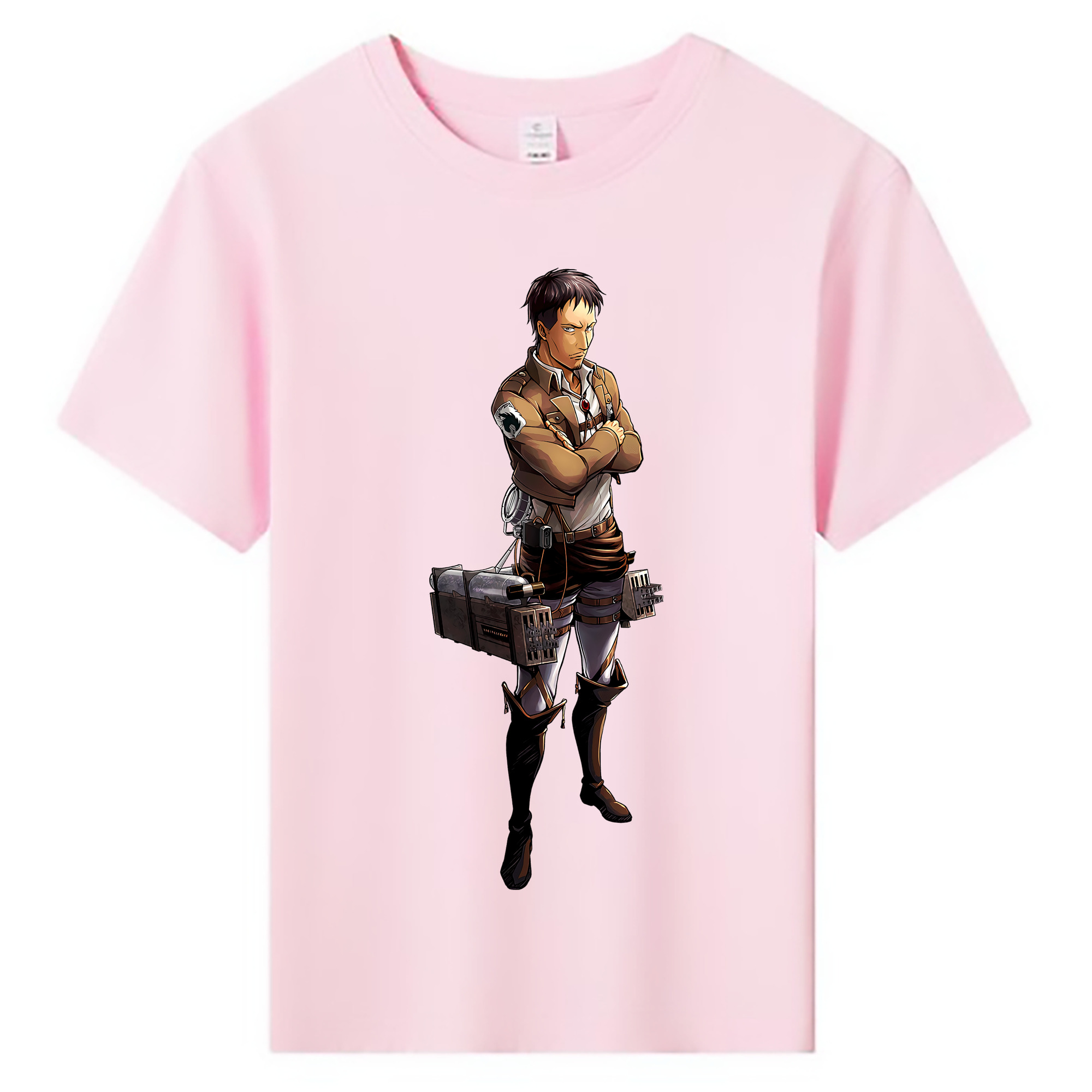 （画像用） 進撃の巨人 Attack on Titan 綿100％キッズTシャツ（フロントプリント）
