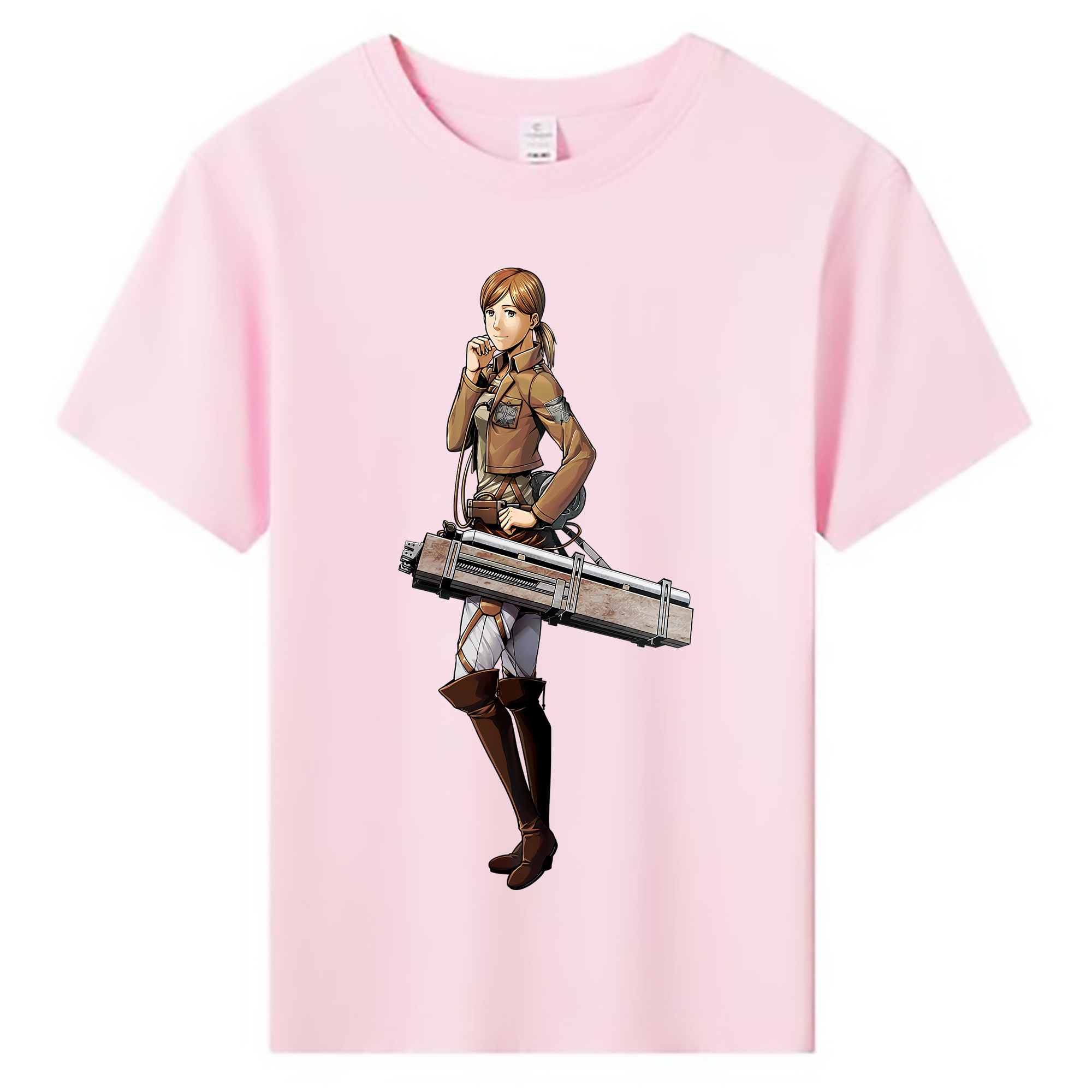 （画像用） 進撃の巨人 Attack on Titan 綿100％キッズTシャツ（フロントプリント）