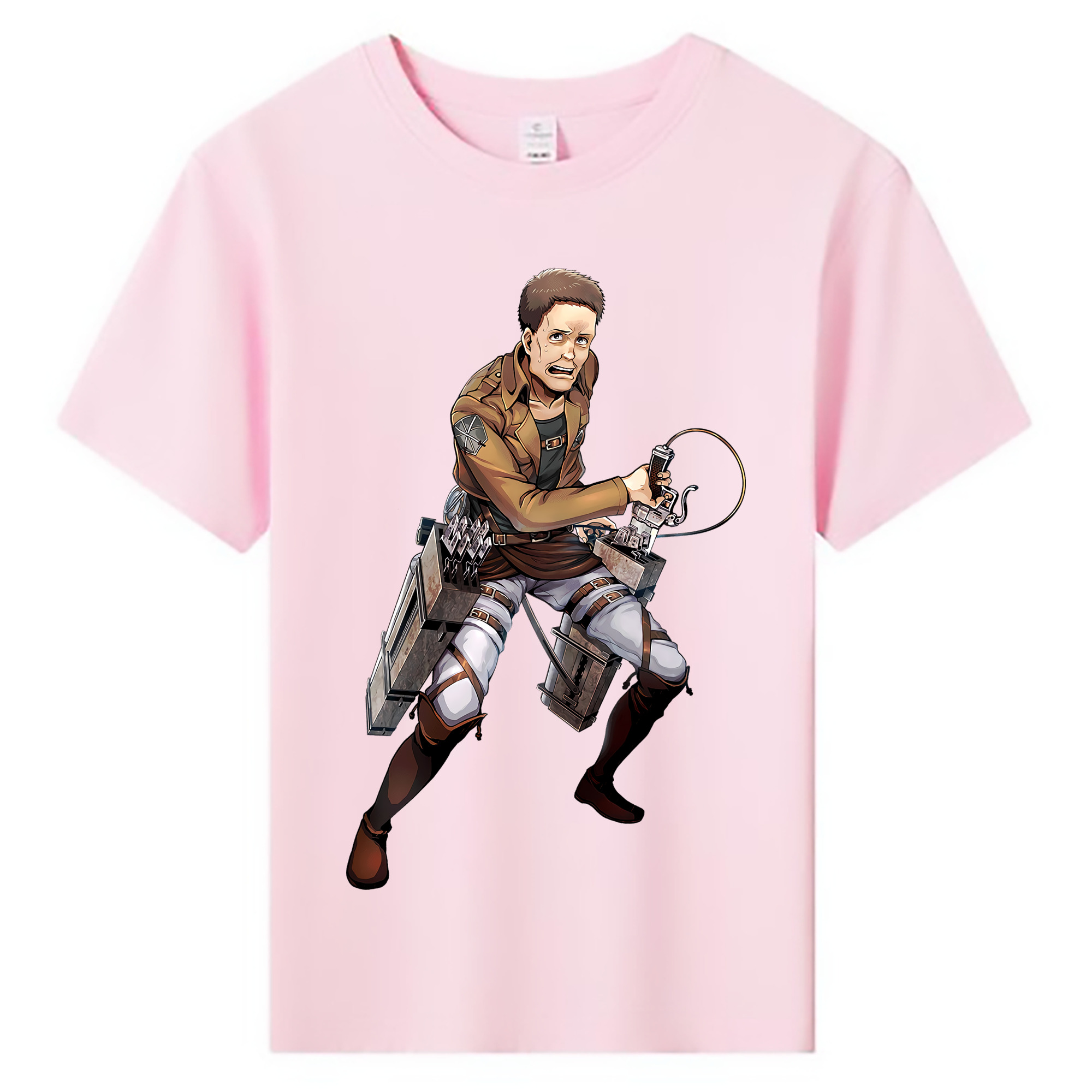 （画像用） 進撃の巨人 Attack on Titan 綿100％キッズTシャツ（フロントプリント）