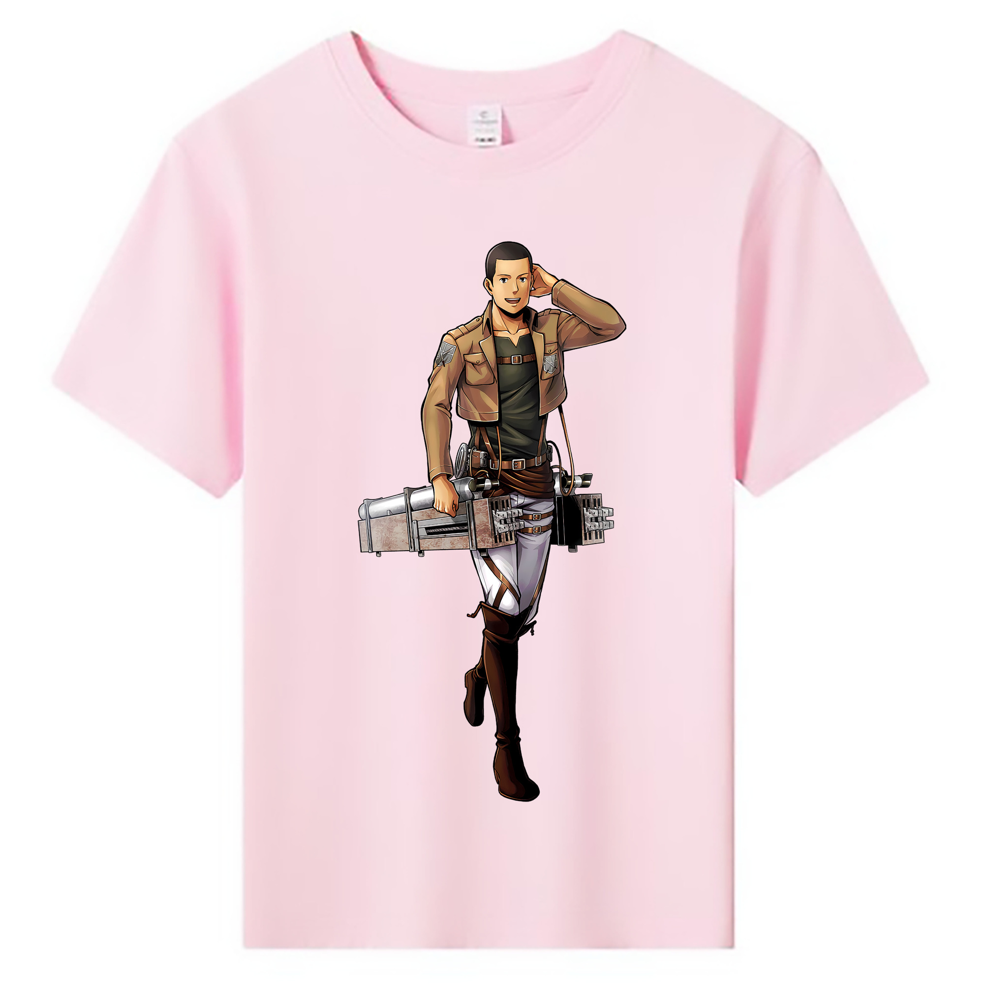 （画像用） 進撃の巨人 Attack on Titan 綿100％キッズTシャツ（フロントプリント）