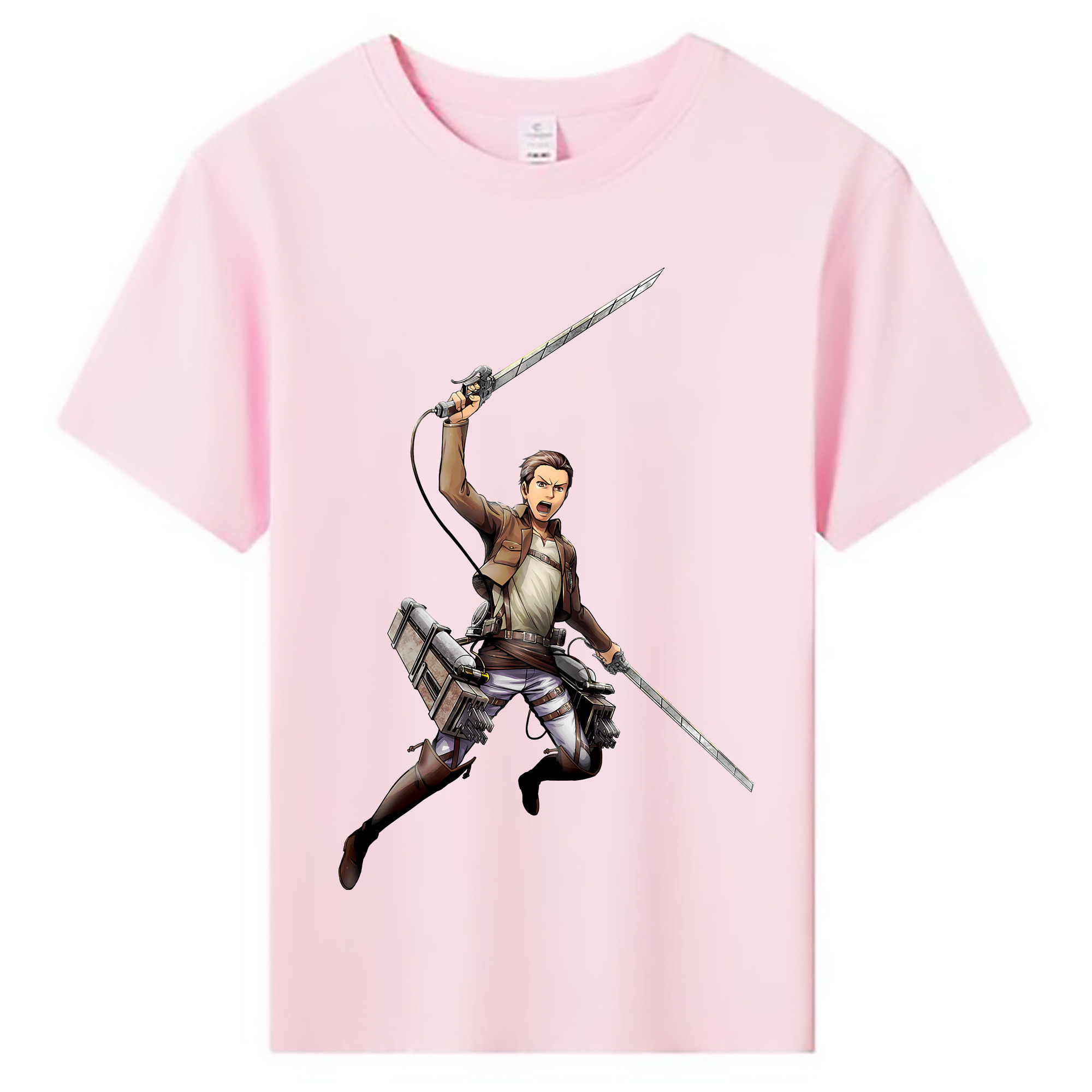 （画像用） 進撃の巨人 Attack on Titan 綿100％キッズTシャツ（フロントプリント）