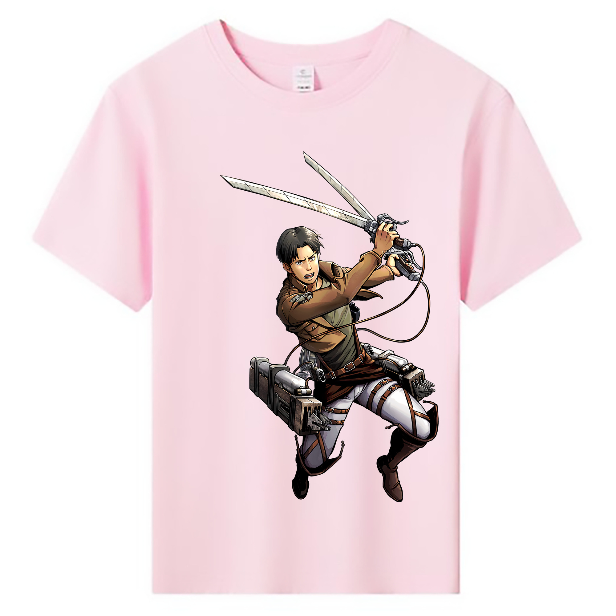 （画像用） 進撃の巨人 Attack on Titan 綿100％キッズTシャツ（フロントプリント）