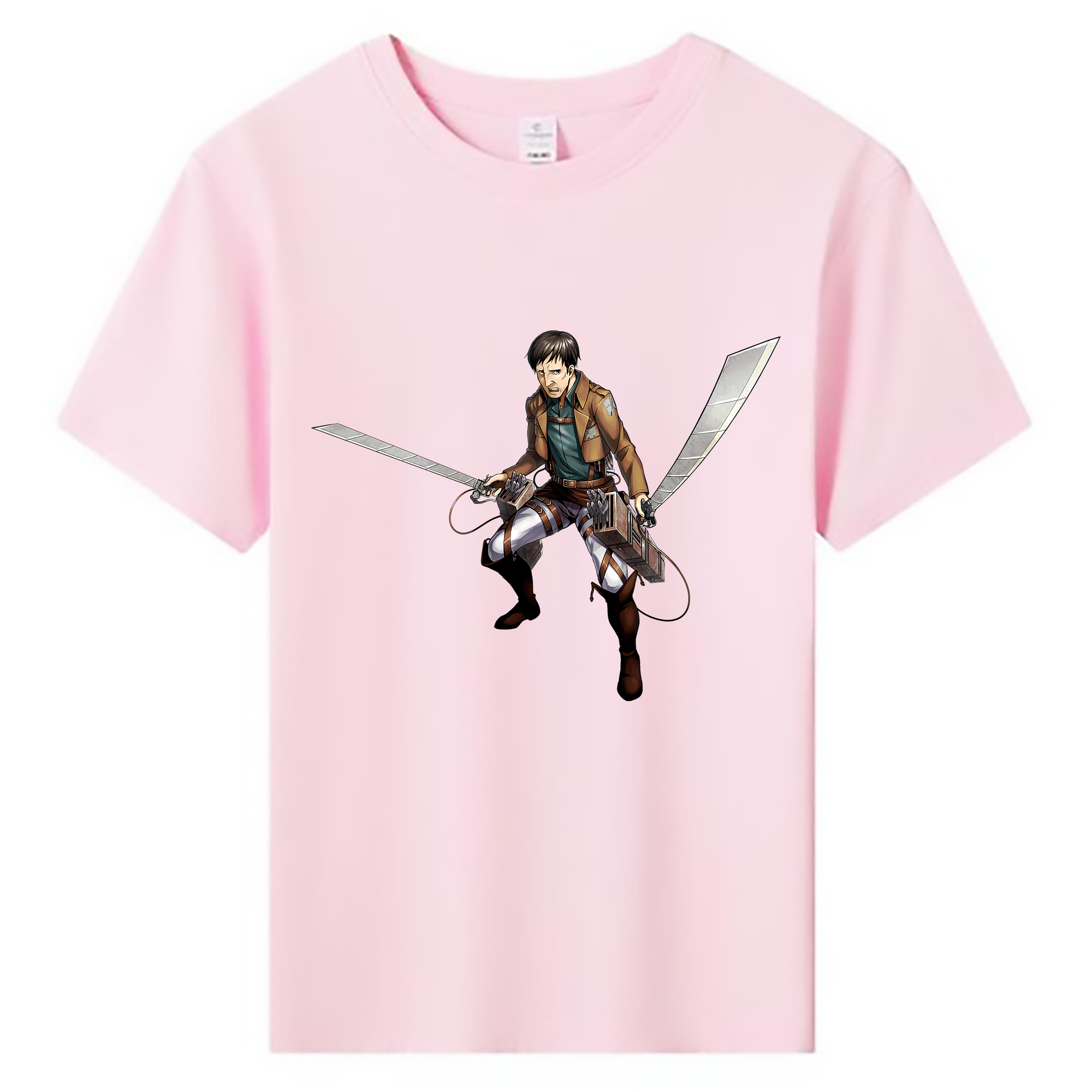 （画像用） 進撃の巨人 Attack on Titan 綿100％キッズTシャツ（フロントプリント）