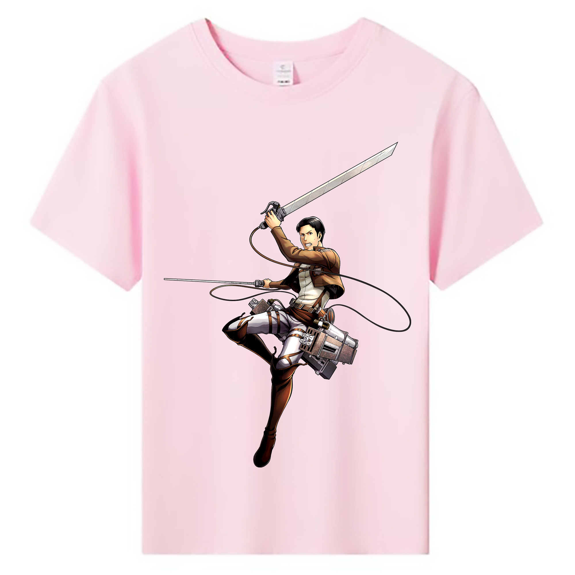 （画像用） 進撃の巨人 Attack on Titan 綿100％キッズTシャツ（フロントプリント）