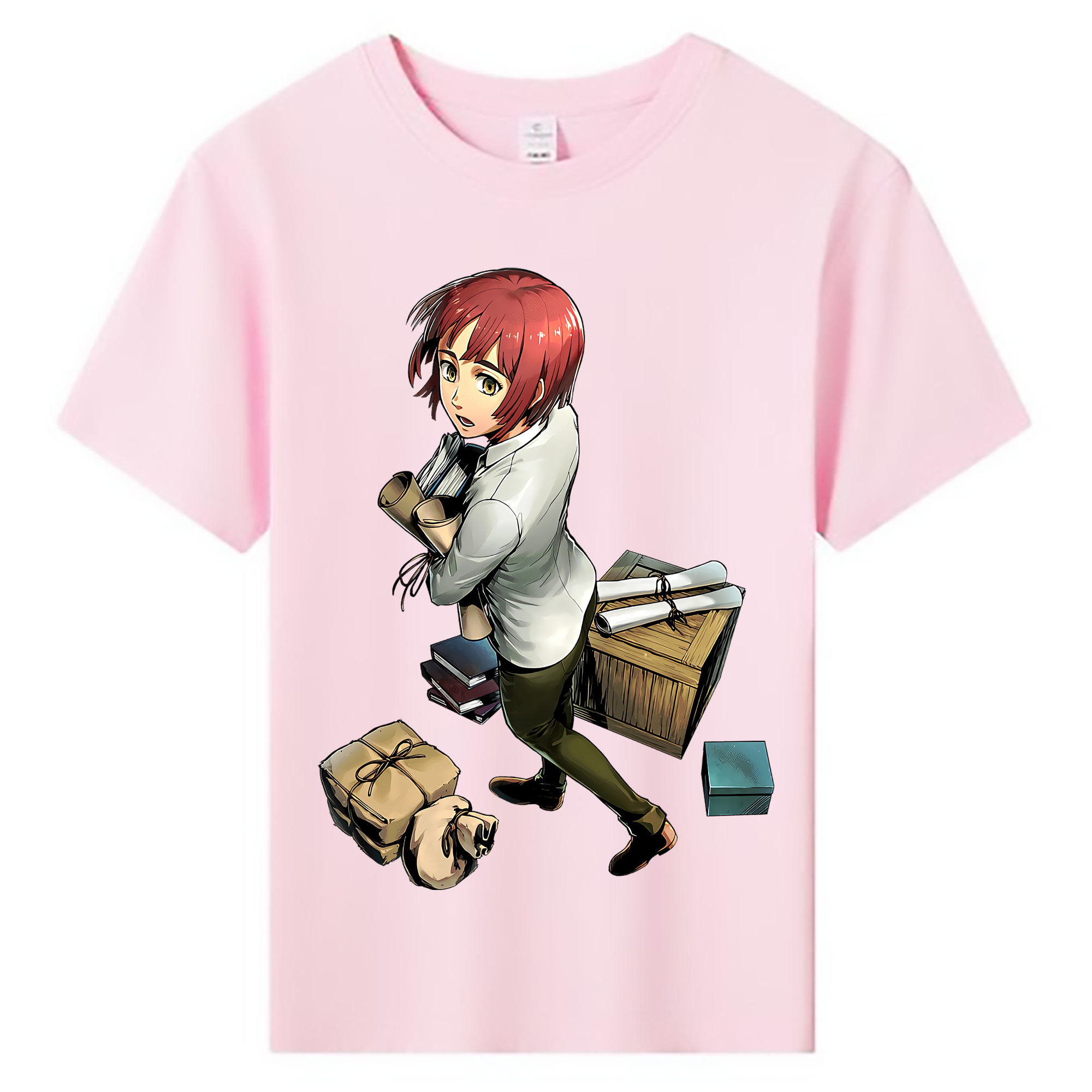 （画像用） 進撃の巨人 Attack on Titan 綿100％キッズTシャツ（フロントプリント）