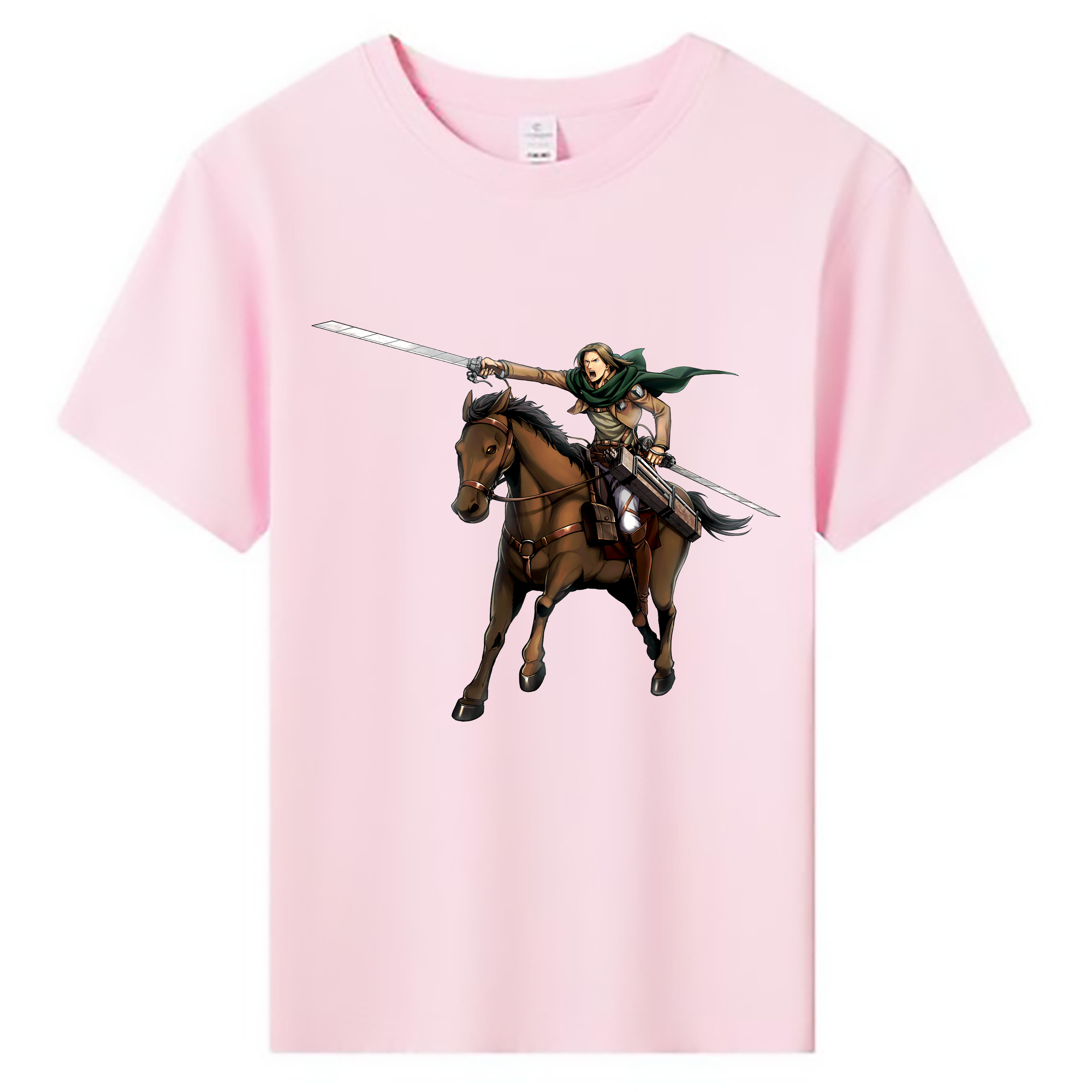 （画像用） 進撃の巨人 Attack on Titan 綿100％キッズTシャツ（フロントプリント）