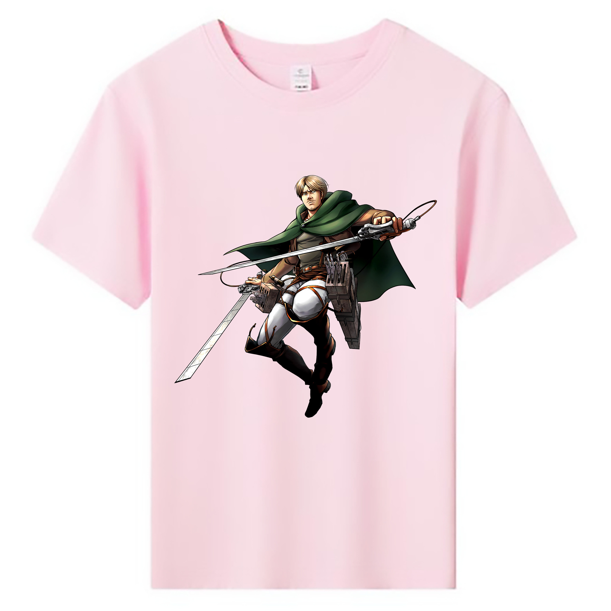 （画像用） 進撃の巨人 Attack on Titan 綿100％キッズTシャツ（フロントプリント）