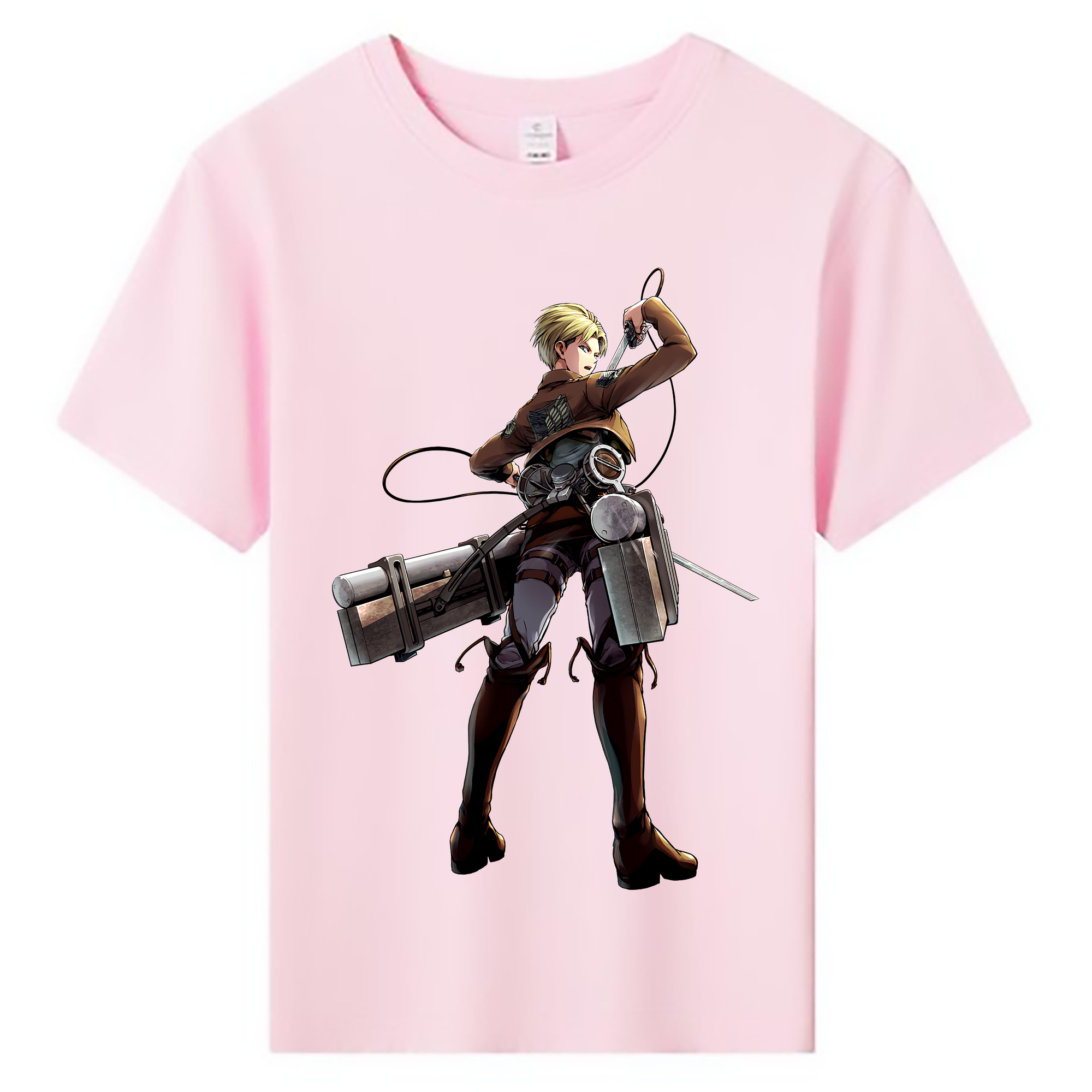 （画像用） 進撃の巨人 Attack on Titan 綿100％キッズTシャツ（フロントプリント）