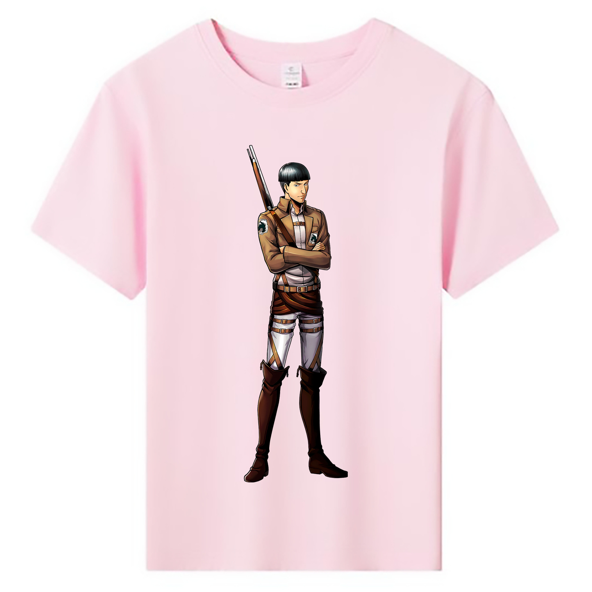 （画像用） 進撃の巨人 Attack on Titan 綿100％キッズTシャツ（フロントプリント）