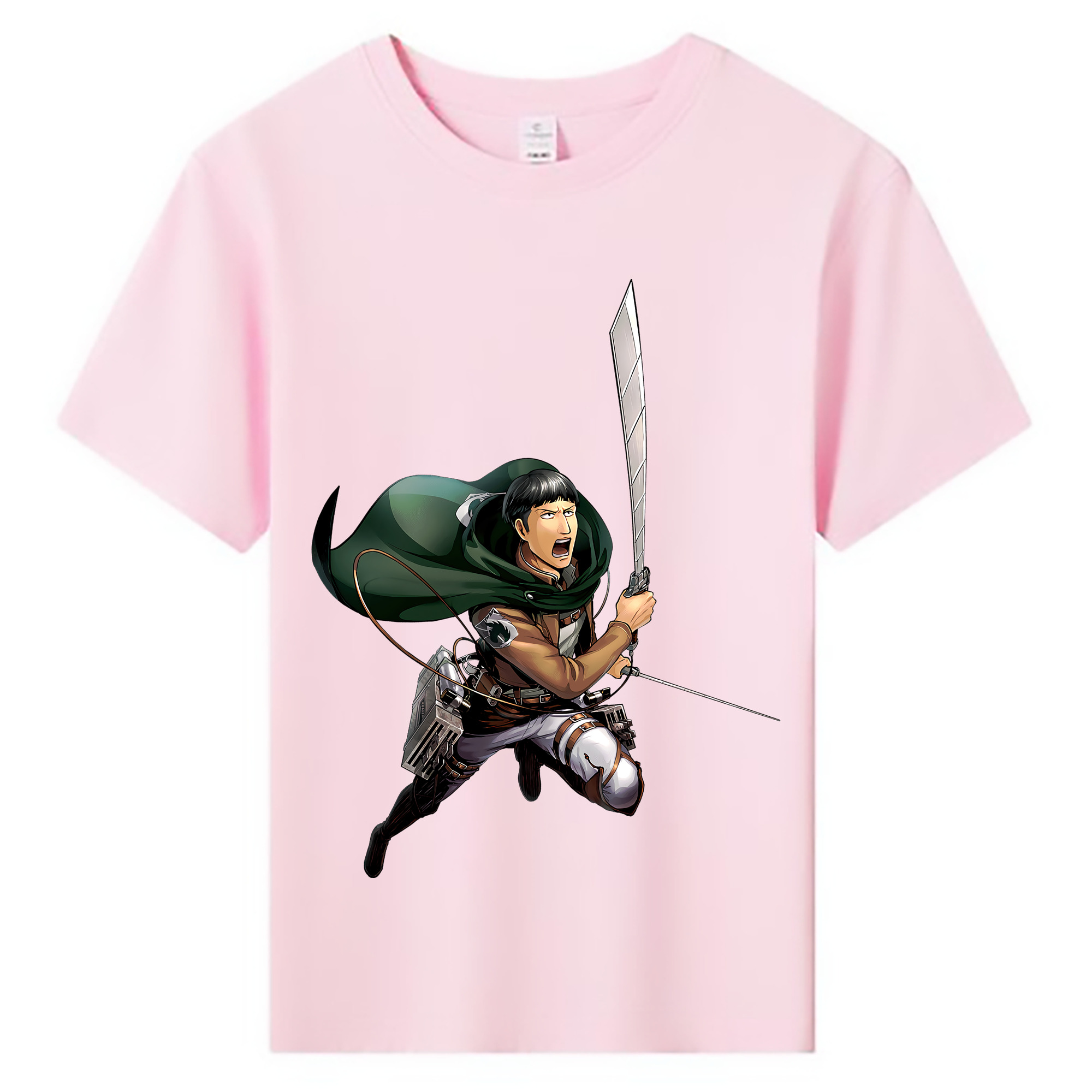 （画像用） 進撃の巨人 Attack on Titan 綿100％キッズTシャツ（フロントプリント）