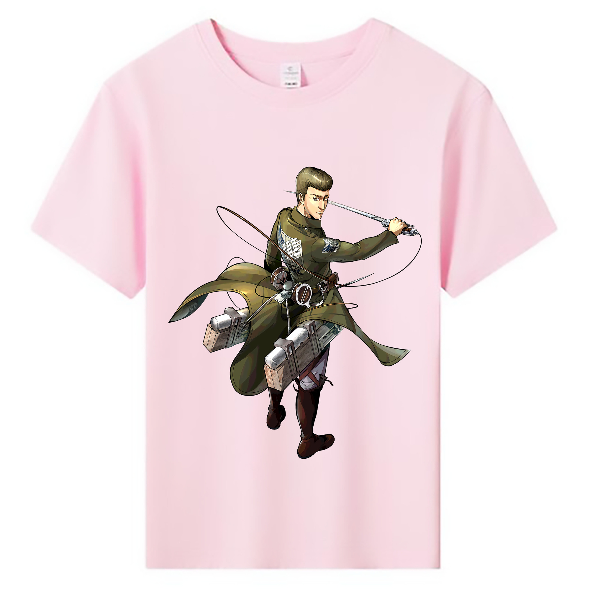 （画像用） 進撃の巨人 Attack on Titan 綿100％キッズTシャツ（フロントプリント）