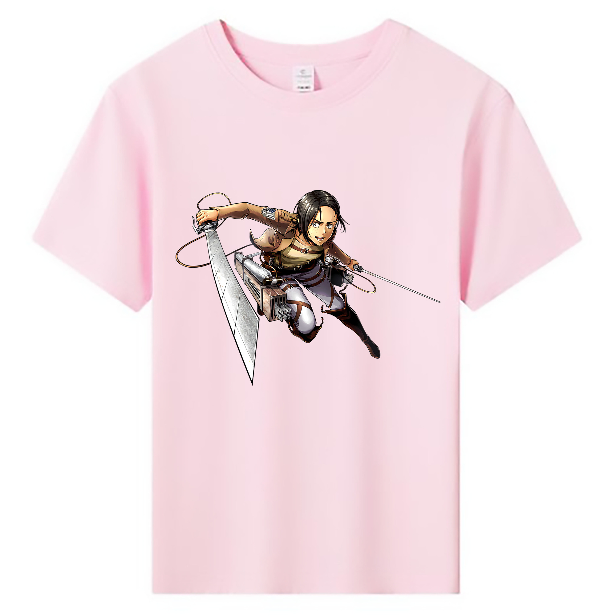 （画像用） 進撃の巨人 Attack on Titan 綿100％キッズTシャツ（フロントプリント）