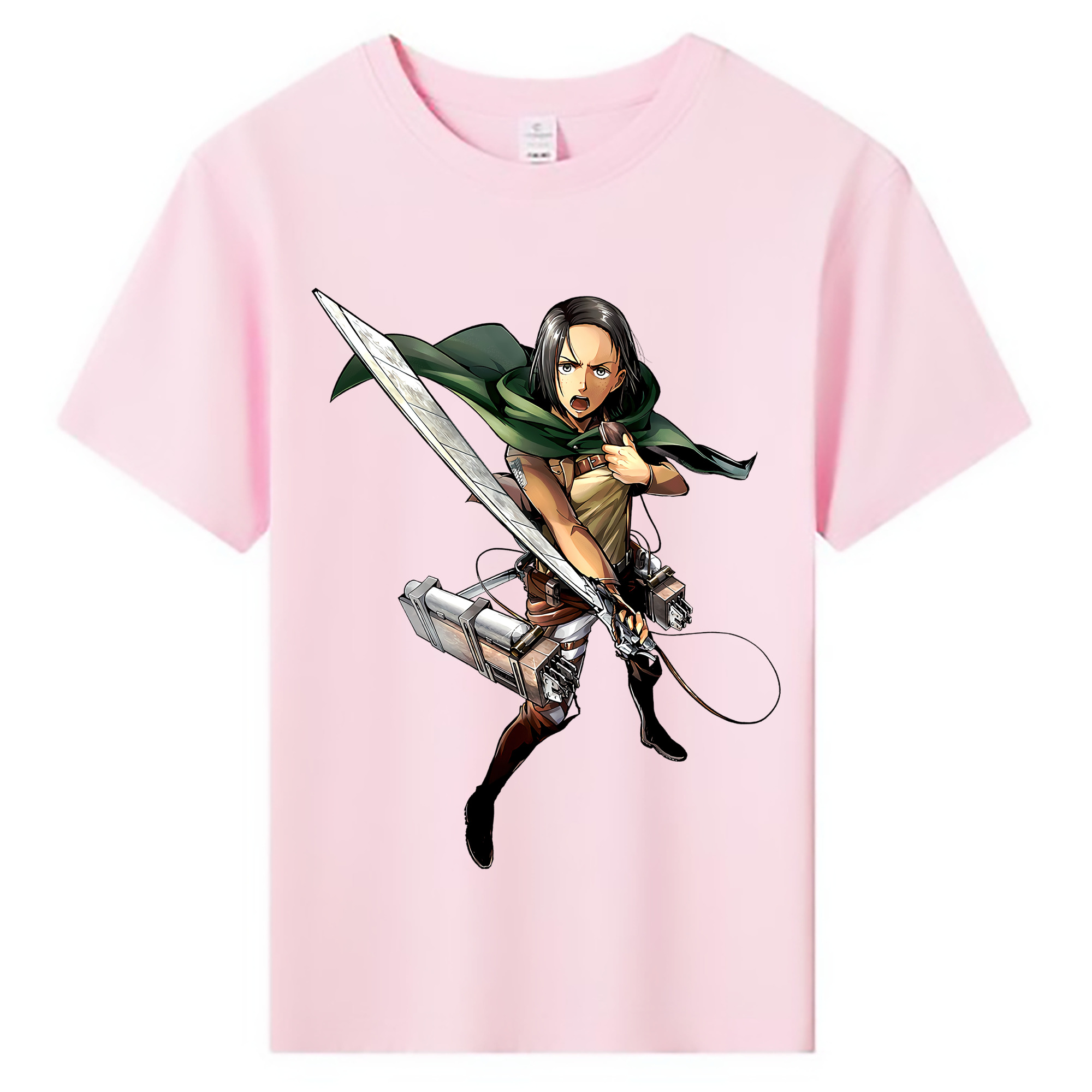 （画像用） 進撃の巨人 Attack on Titan 綿100％キッズTシャツ（フロントプリント）