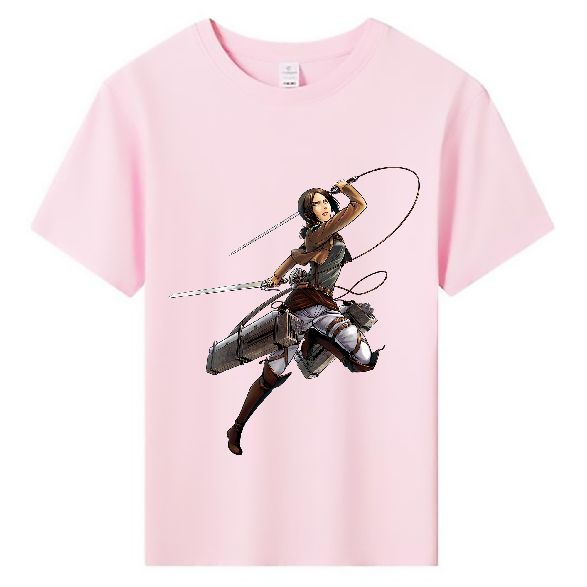 （画像用） 進撃の巨人 Attack on Titan 綿100％キッズTシャツ（フロントプリント）