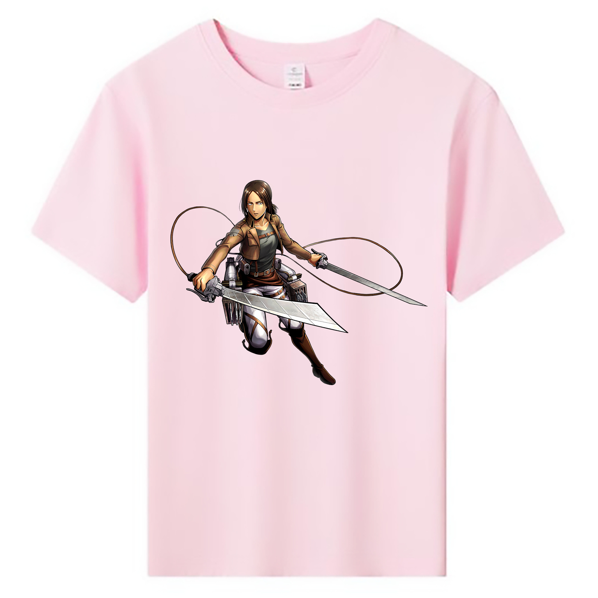 （画像用） 進撃の巨人 Attack on Titan 綿100％キッズTシャツ（フロントプリント）