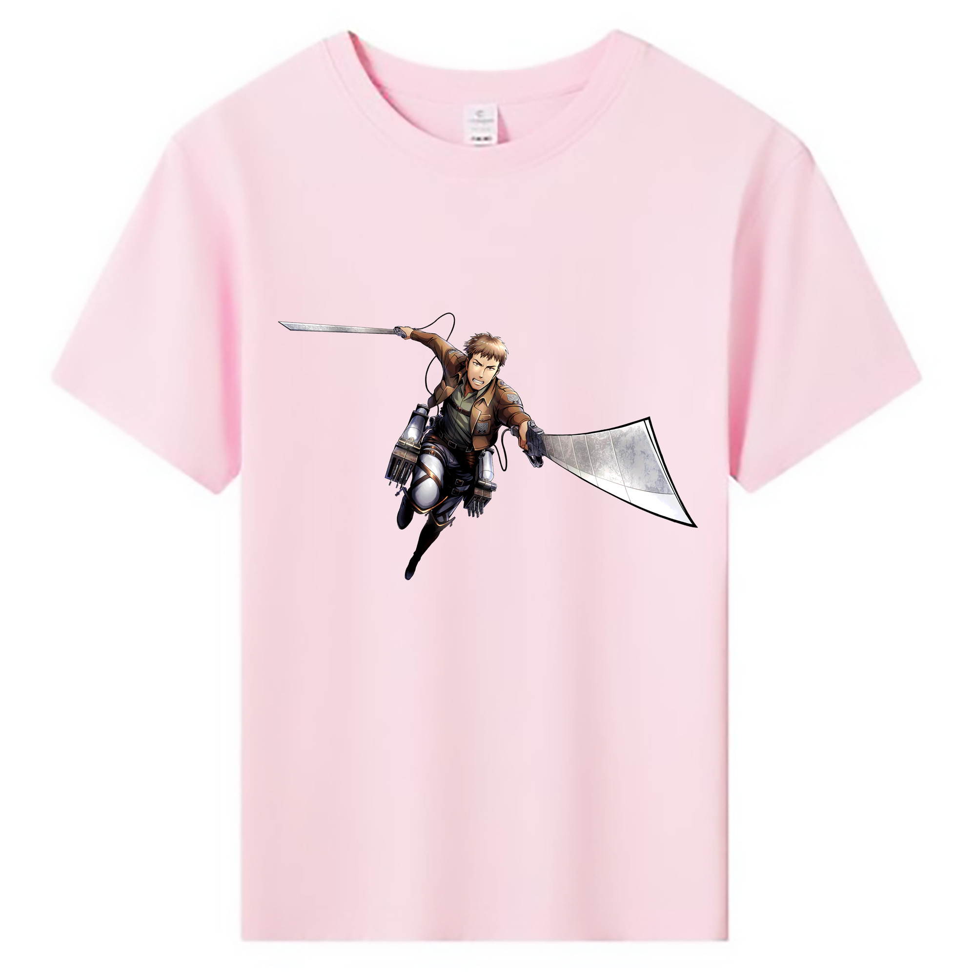 （画像用） 進撃の巨人 Attack on Titan 綿100％キッズTシャツ（フロントプリント）