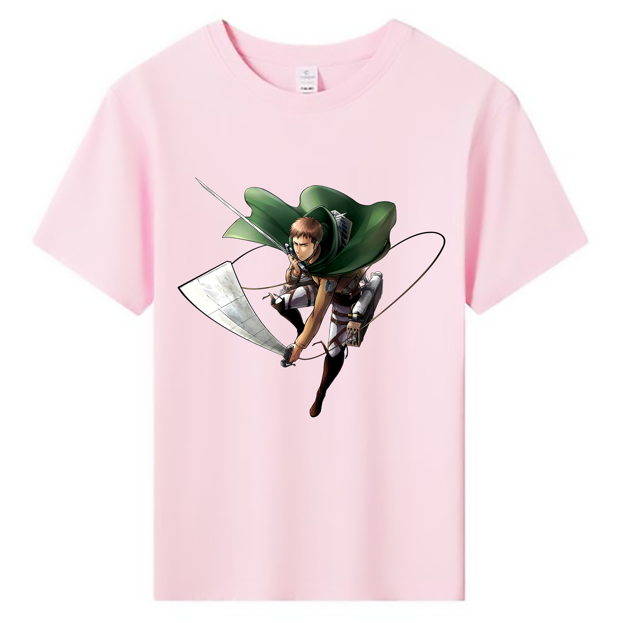 （画像用） 進撃の巨人 Attack on Titan 綿100％キッズTシャツ（フロントプリント）