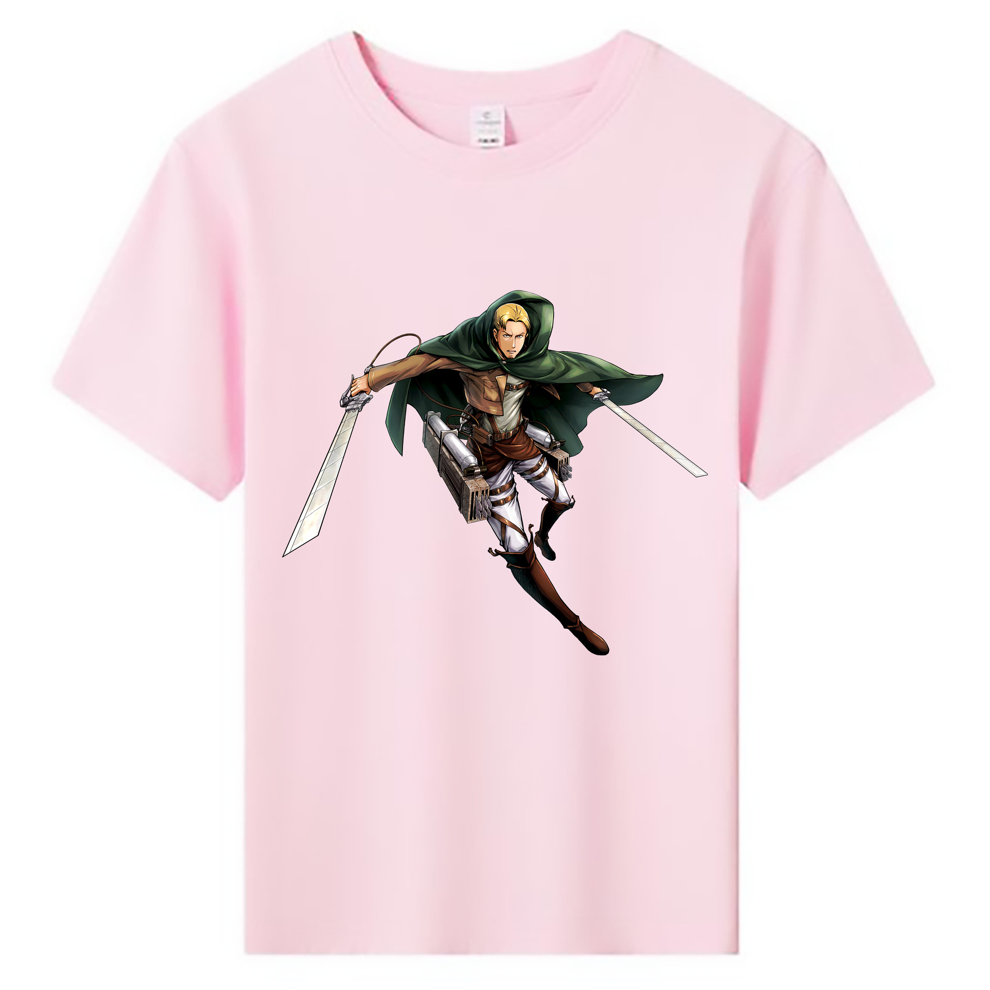 （画像用） 進撃の巨人 Attack on Titan 綿100％キッズTシャツ（フロントプリント）
