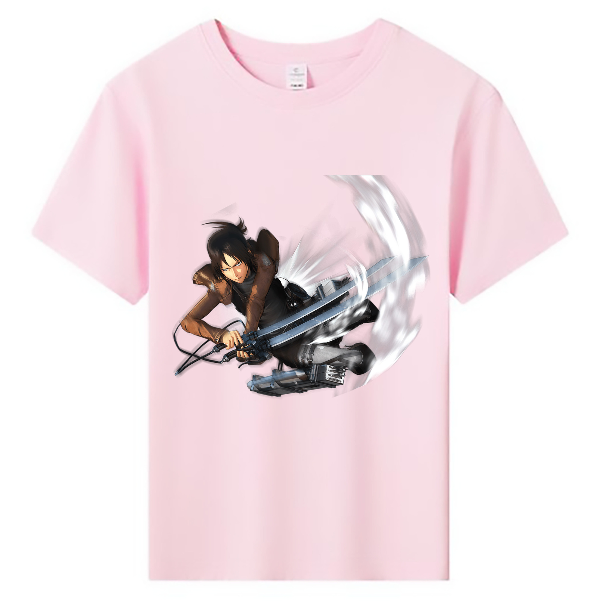 （画像用） 進撃の巨人 Attack on Titan 綿100％キッズTシャツ（フロントプリント）