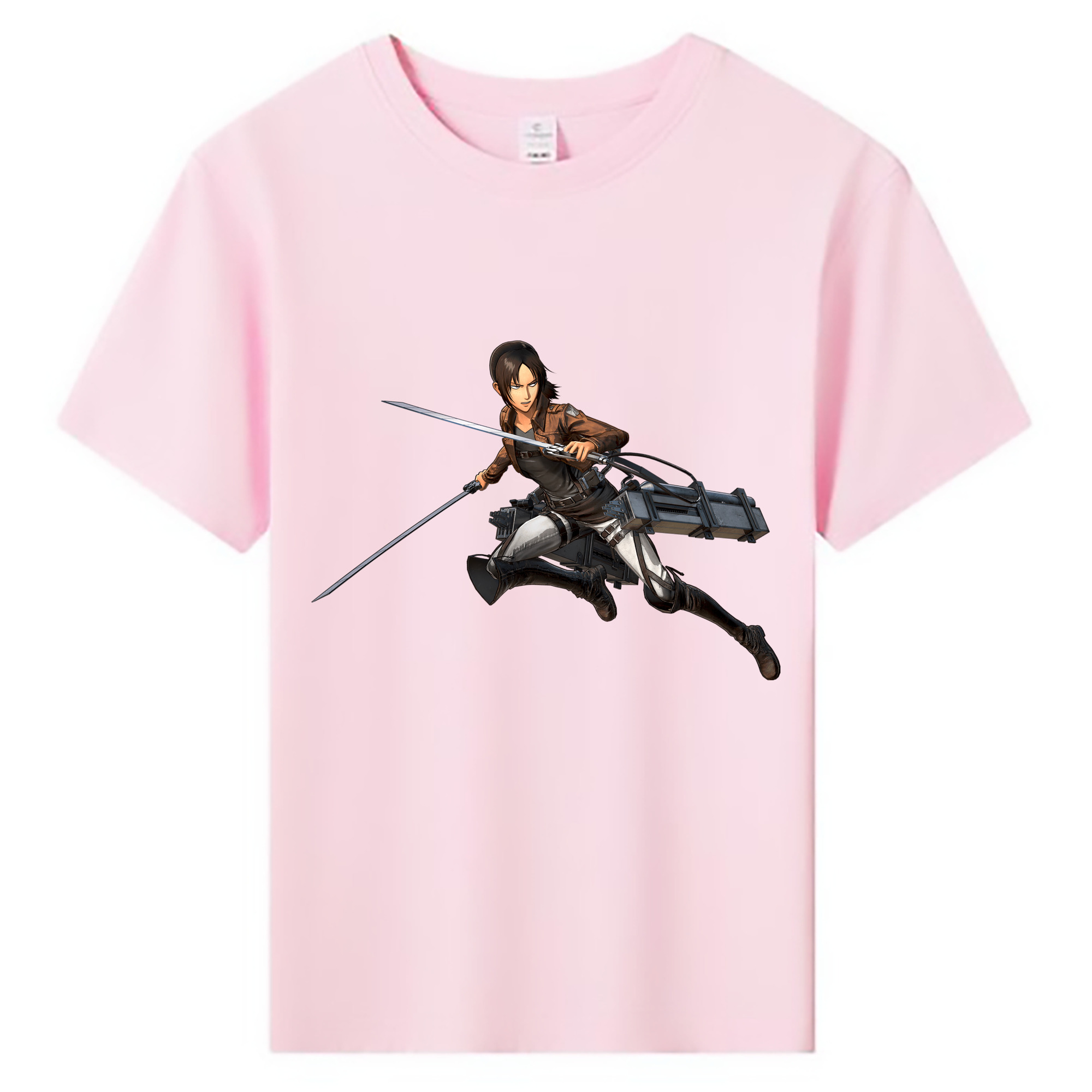 （画像用） 進撃の巨人 Attack on Titan 綿100％キッズTシャツ（フロントプリント）