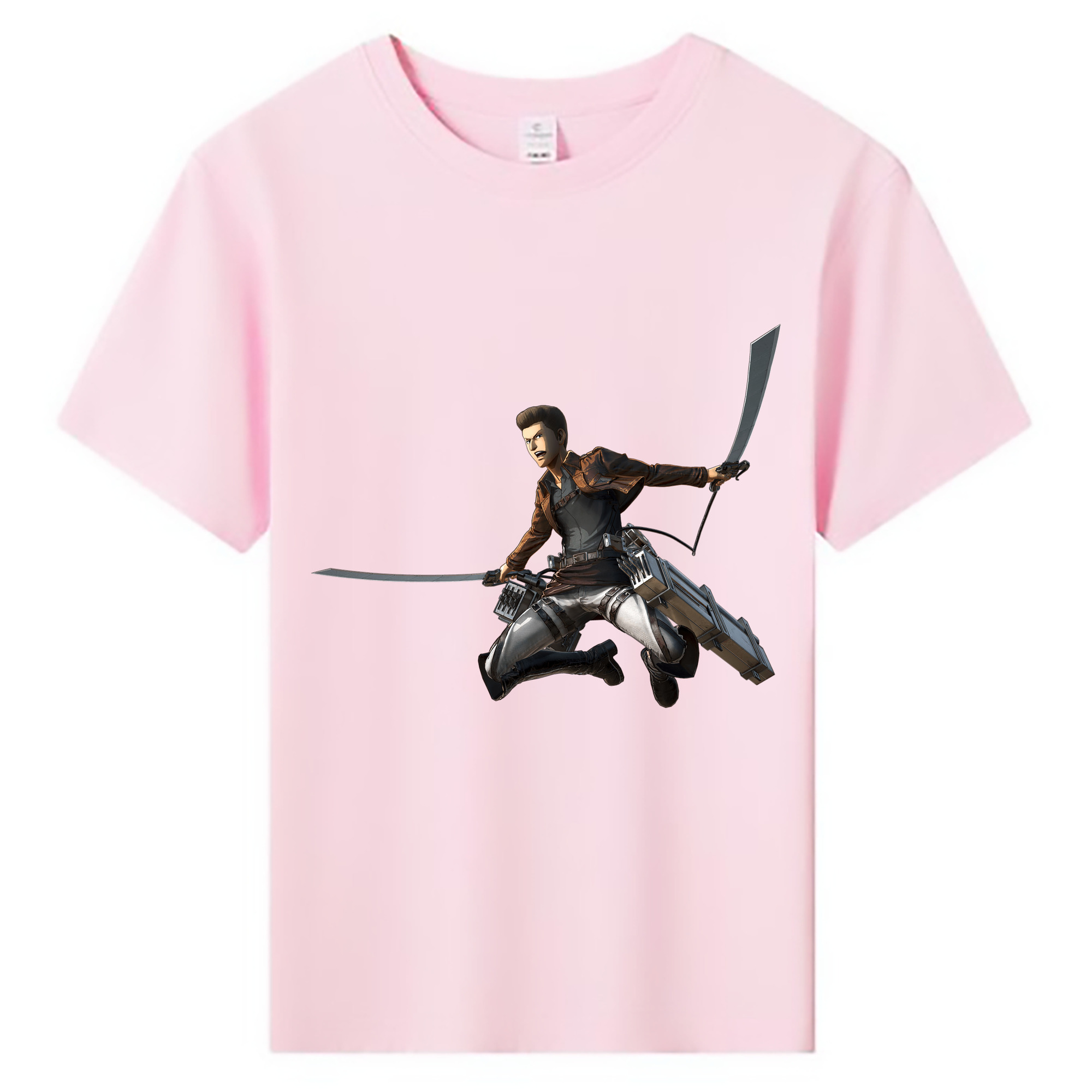 （画像用） 進撃の巨人 Attack on Titan 綿100％キッズTシャツ（フロントプリント）