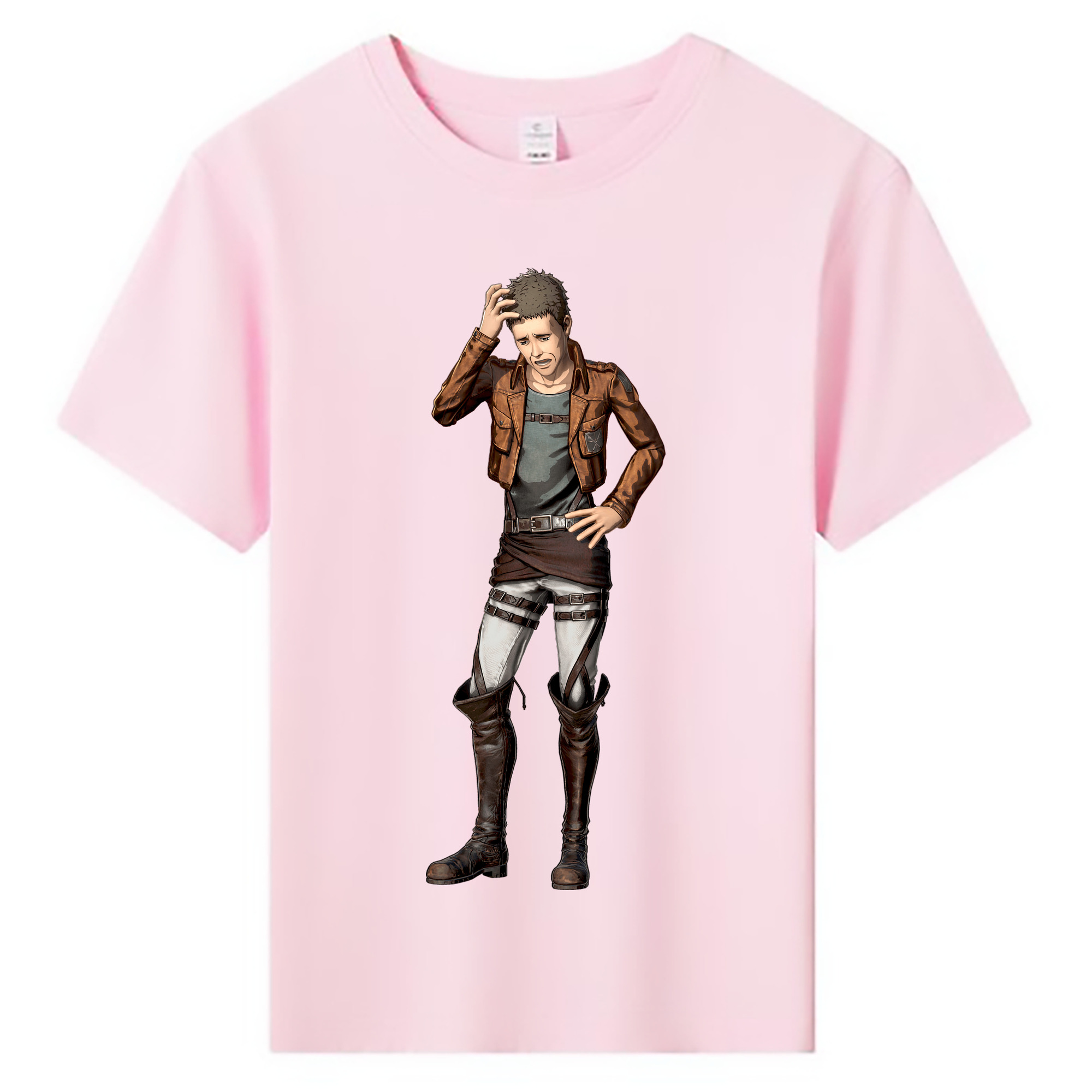 （画像用） 進撃の巨人 Attack on Titan 綿100％キッズTシャツ（フロントプリント）