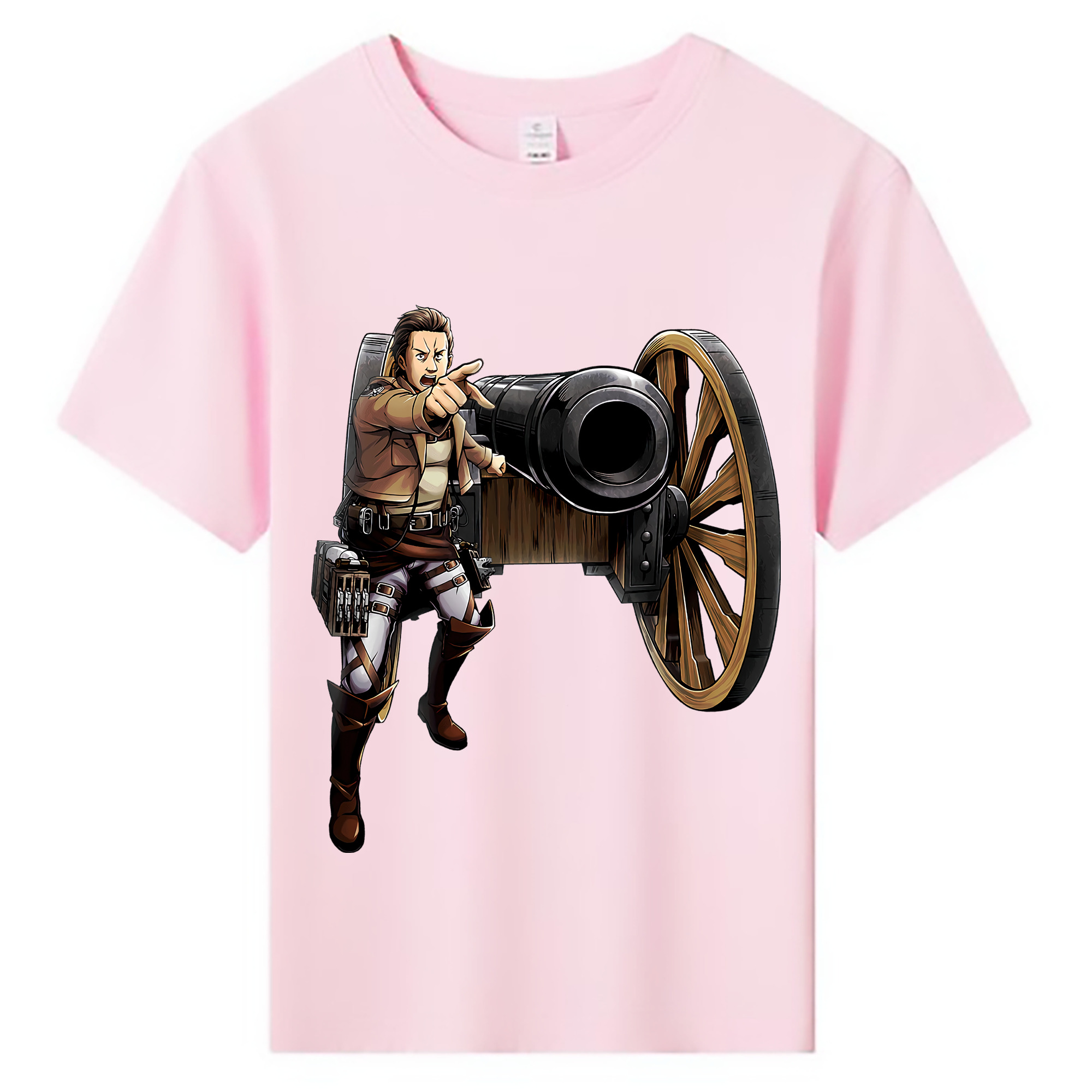 （画像用） 進撃の巨人 Attack on Titan 綿100％キッズTシャツ（フロントプリント）