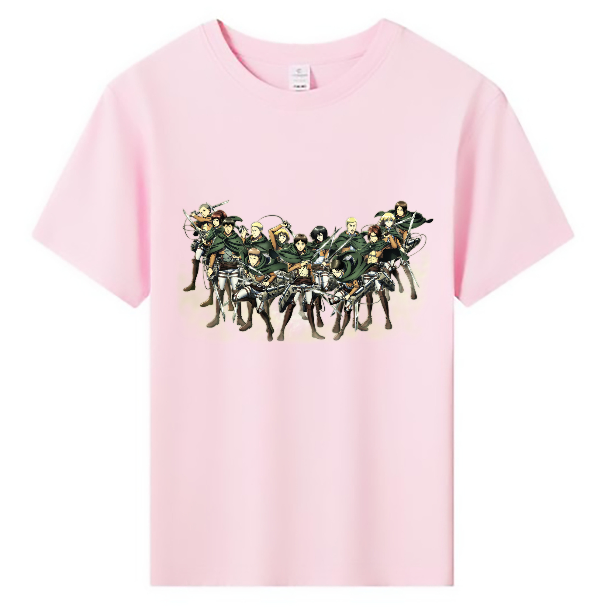 （画像用） 進撃の巨人 Attack on Titan 綿100％キッズTシャツ（フロントプリント）
