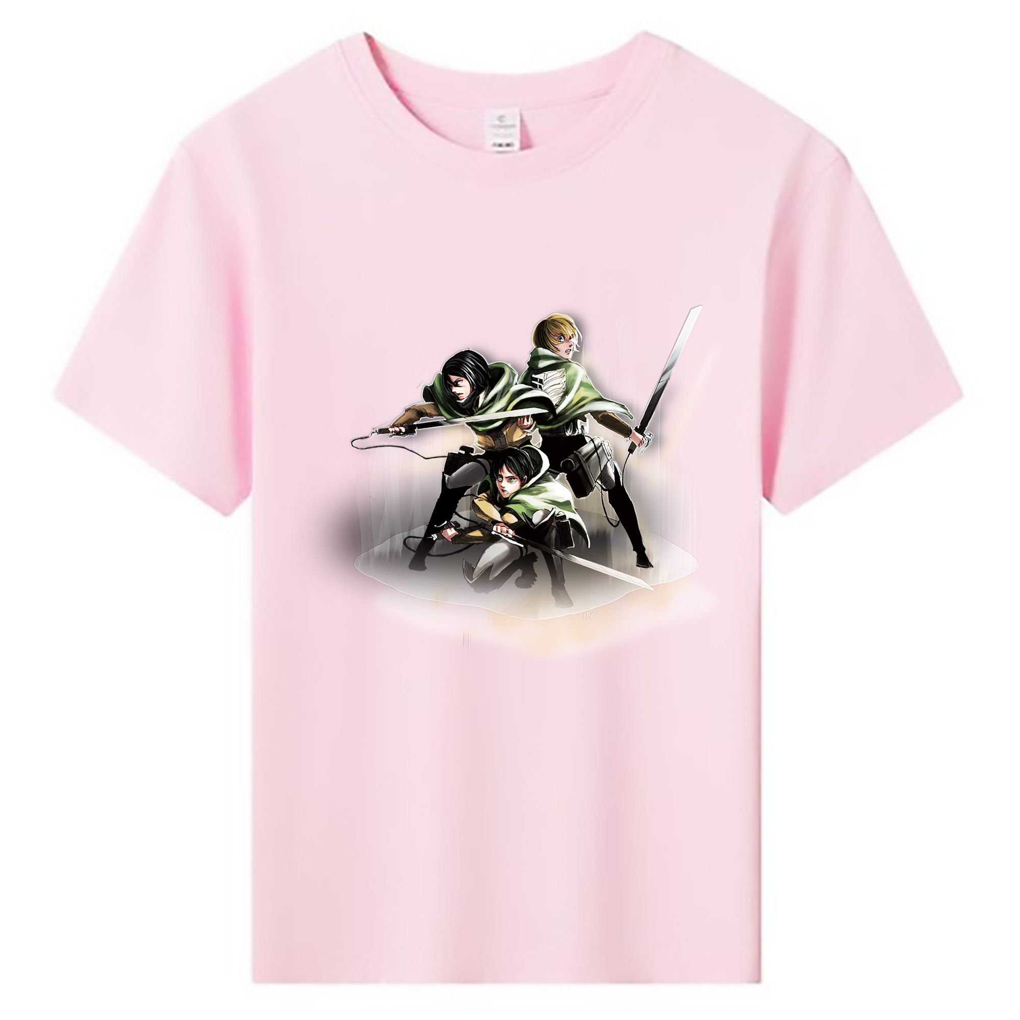 （画像用） 進撃の巨人 Attack on Titan 綿100％キッズTシャツ（フロントプリント）