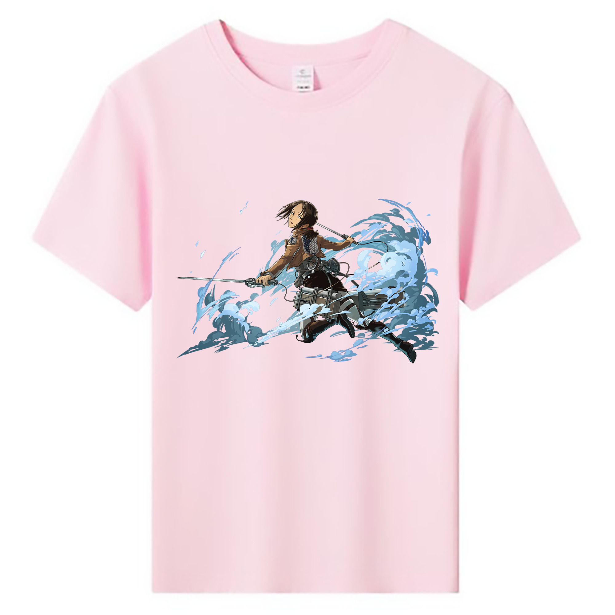 （画像用） 進撃の巨人 Attack on Titan 綿100％キッズTシャツ（フロントプリント）
