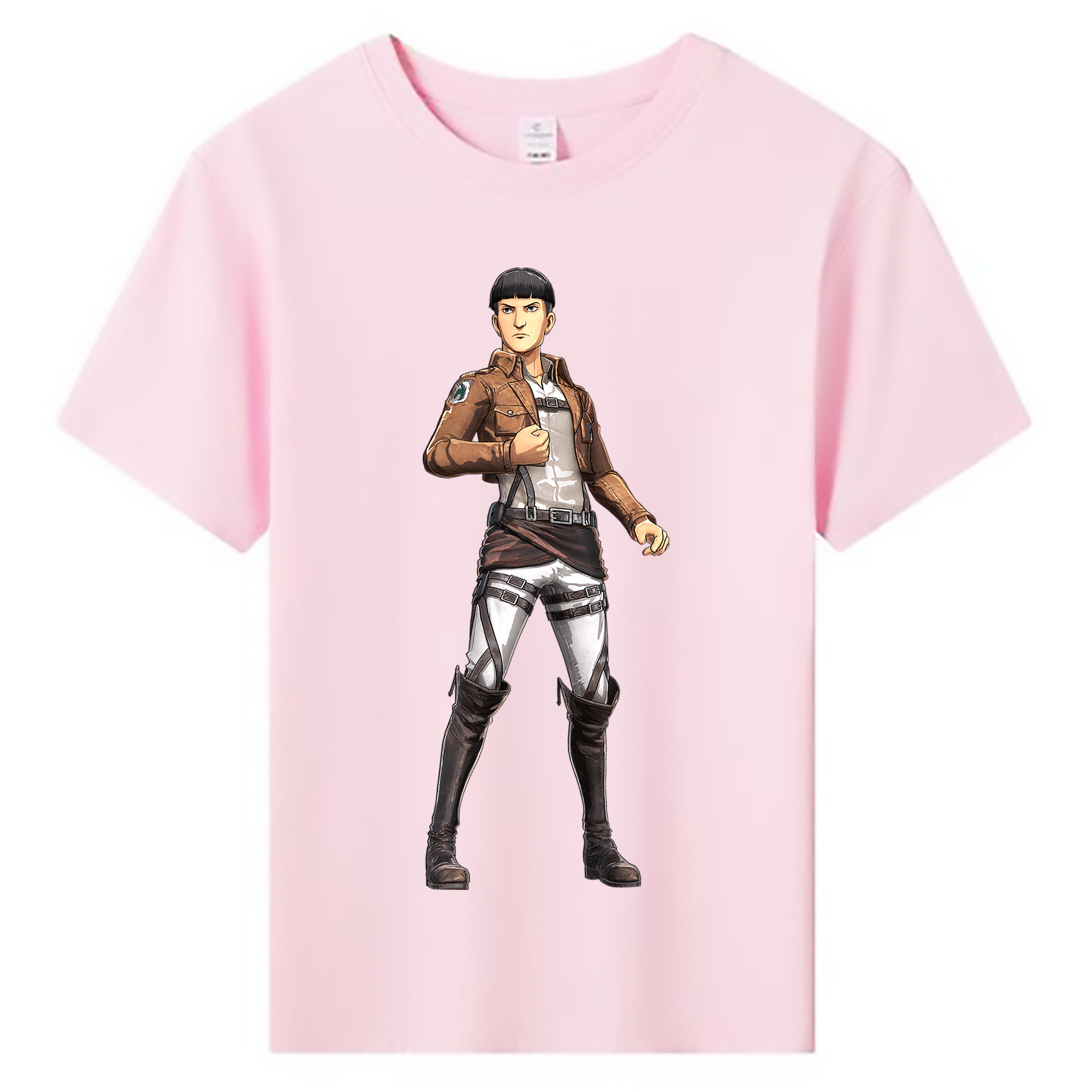 （画像用） 進撃の巨人 Attack on Titan 綿100％キッズTシャツ（フロントプリント）