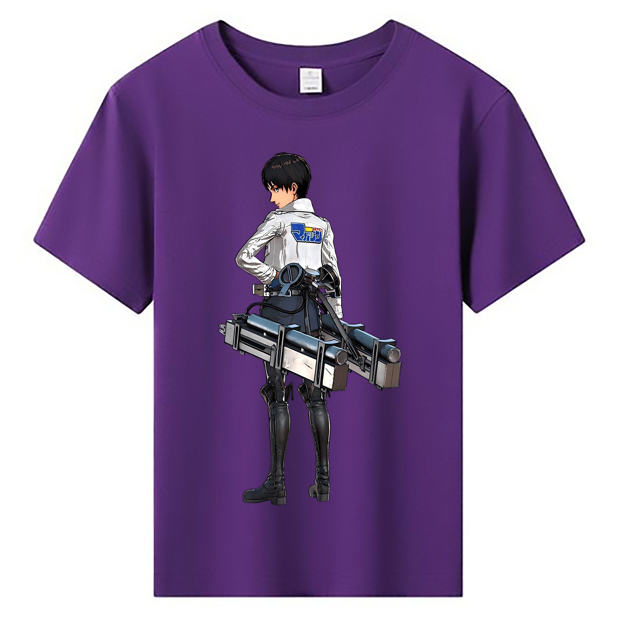 （画像用） 進撃の巨人 エレン･イェーガー Attack on Titan Eren Jäger 綿100％キッズTシャツ（フロントプリント）