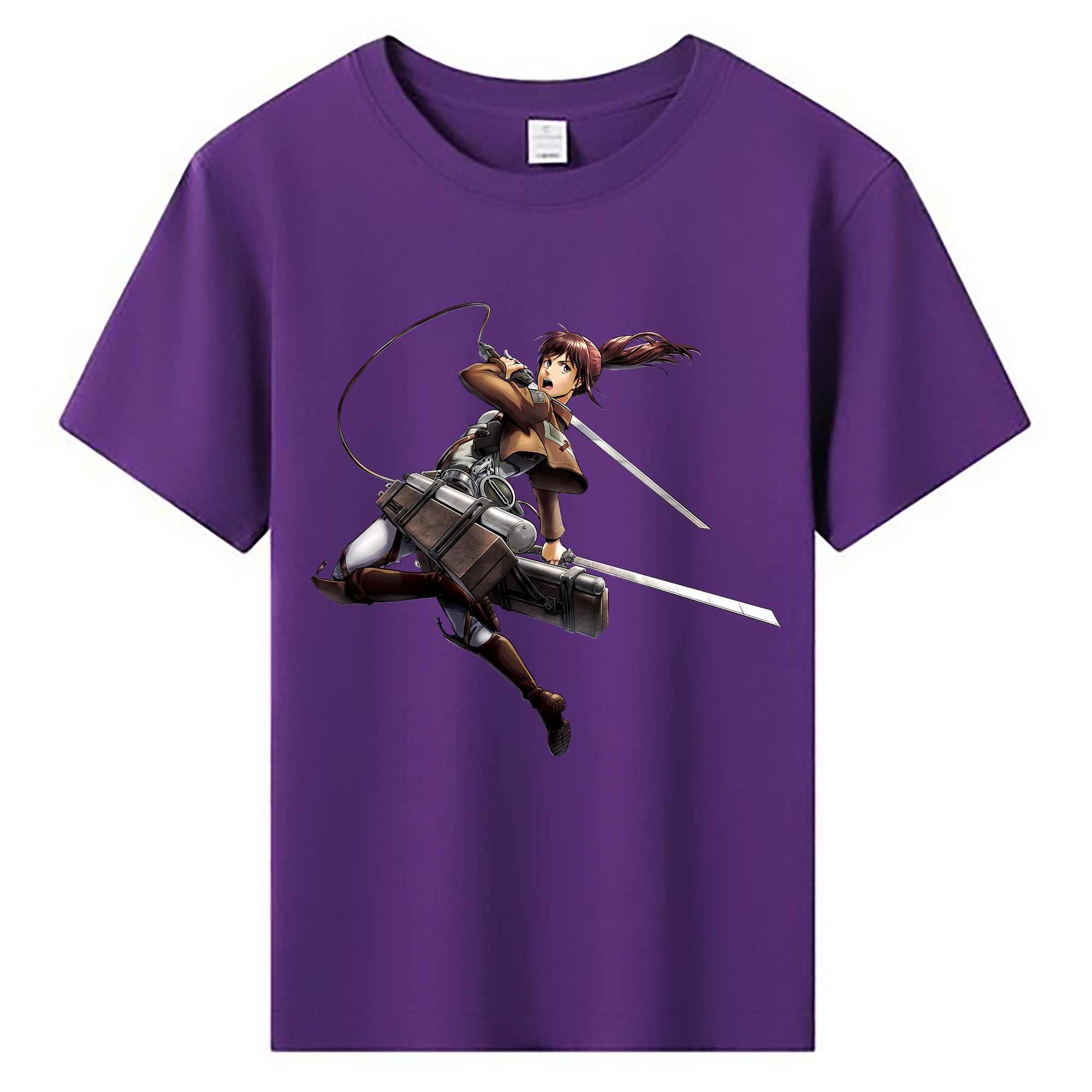 （画像用） 進撃の巨人 サシャ·ブラウス Attack on Titan Sasha Blaus 綿100％キッズTシャツ（フロントプリント）