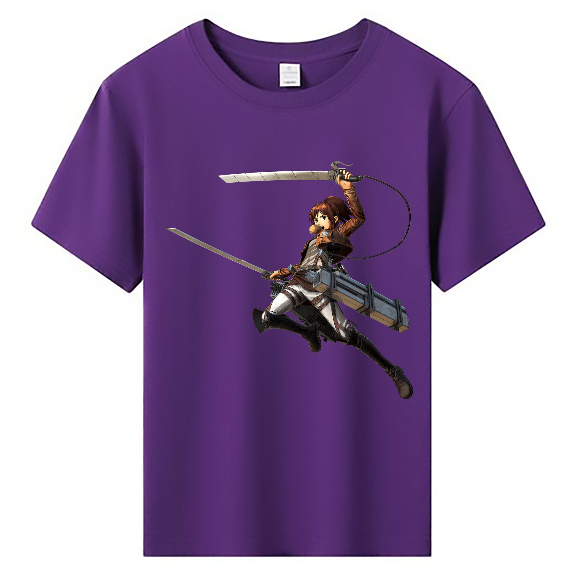 （画像用） 進撃の巨人 サシャ·ブラウス Attack on Titan Sasha Blaus 綿100％キッズTシャツ（フロントプリント）