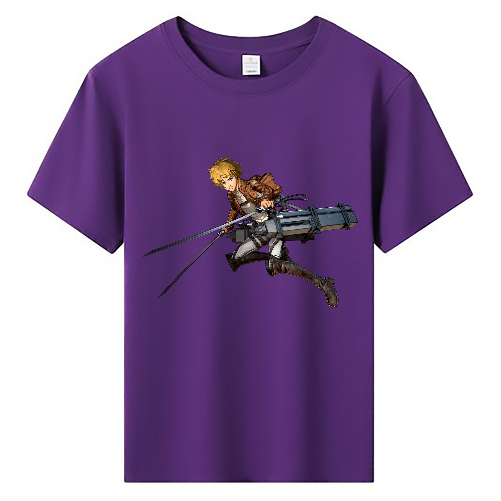 （画像用） 進撃の巨人 アルミン·アルレルト Attack on Titan Armin Arlert 綿100％キッズTシャツ（フロントプリント）