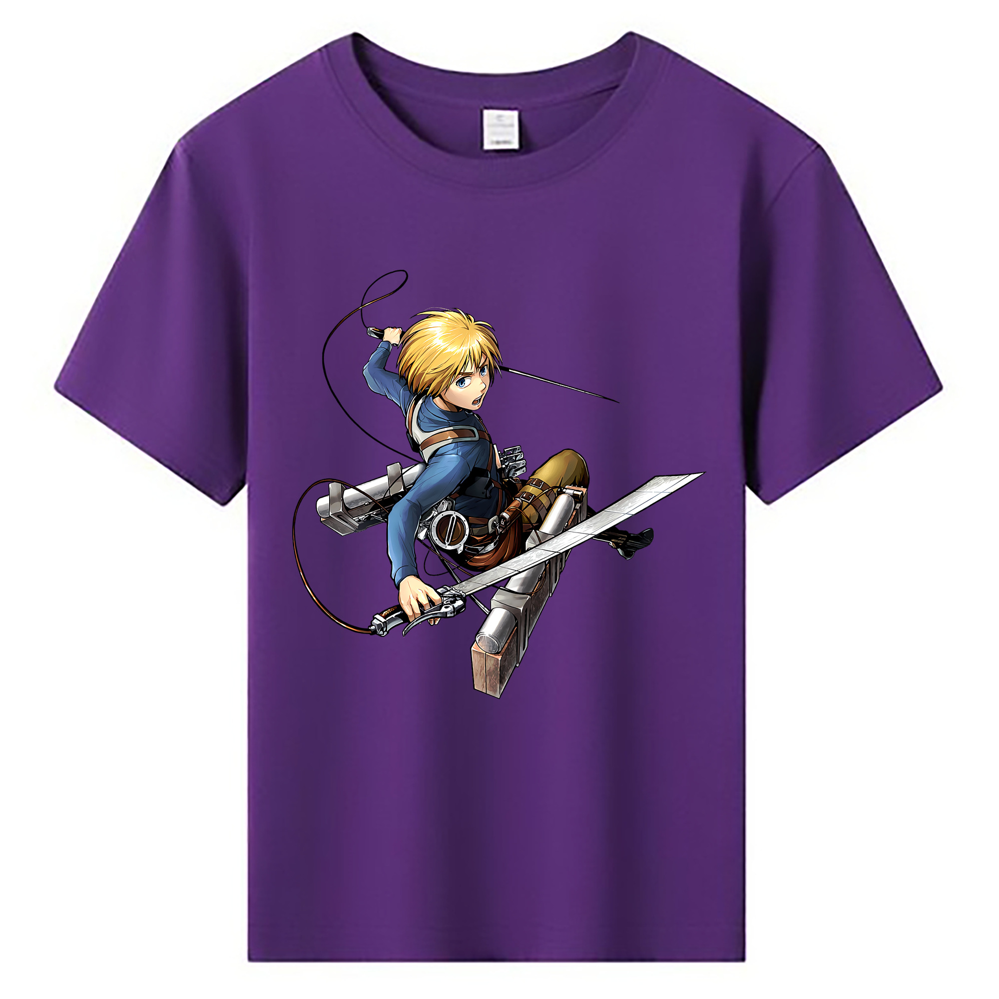 （画像用） 進撃の巨人 アルミン·アルレルト Attack on Titan Armin Arlert 綿100％キッズTシャツ（フロントプリント）